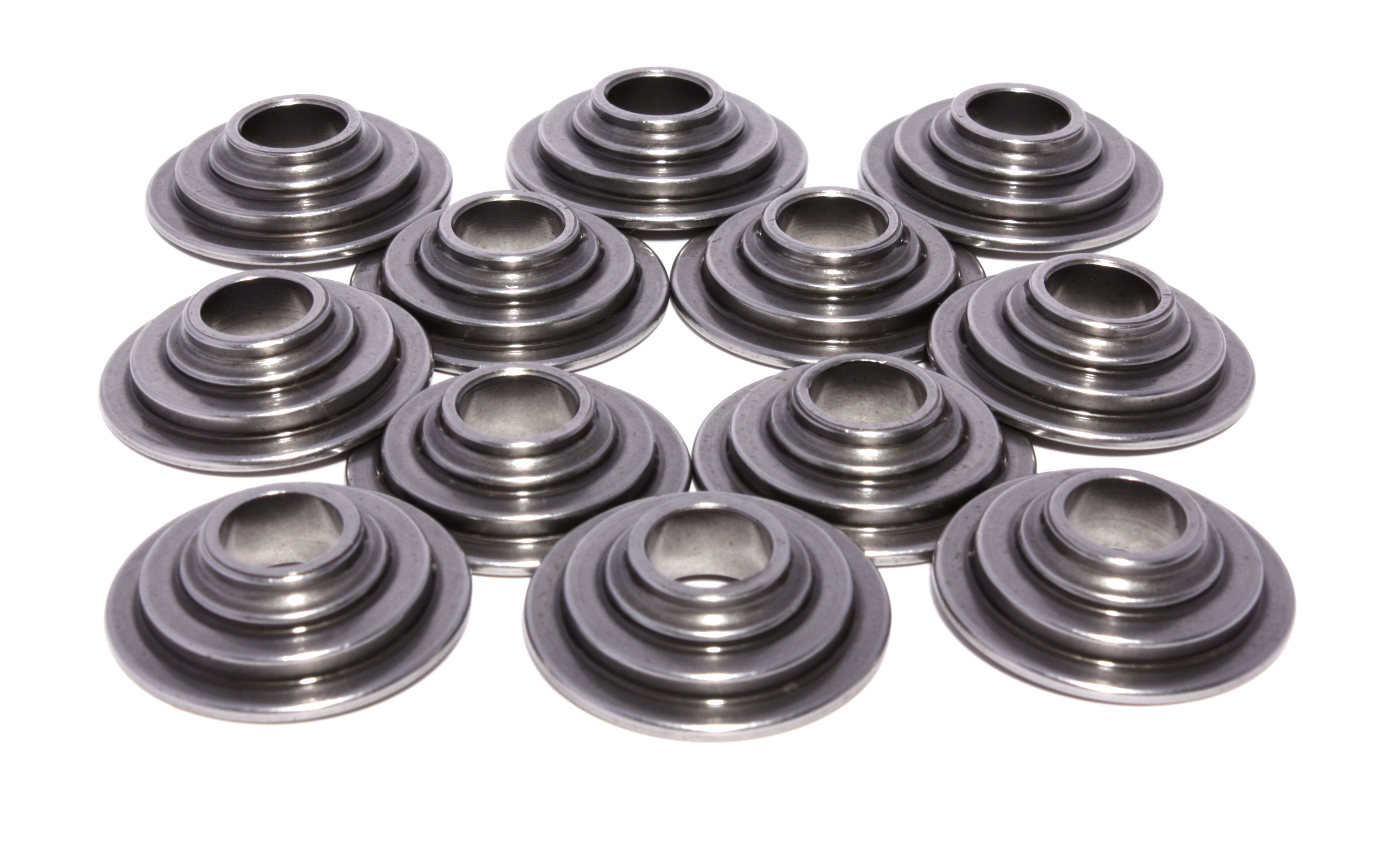 10 Degree Tool Steel Retainer Set Of 12for All Valves W/ 1.250\" O.D. Springs
