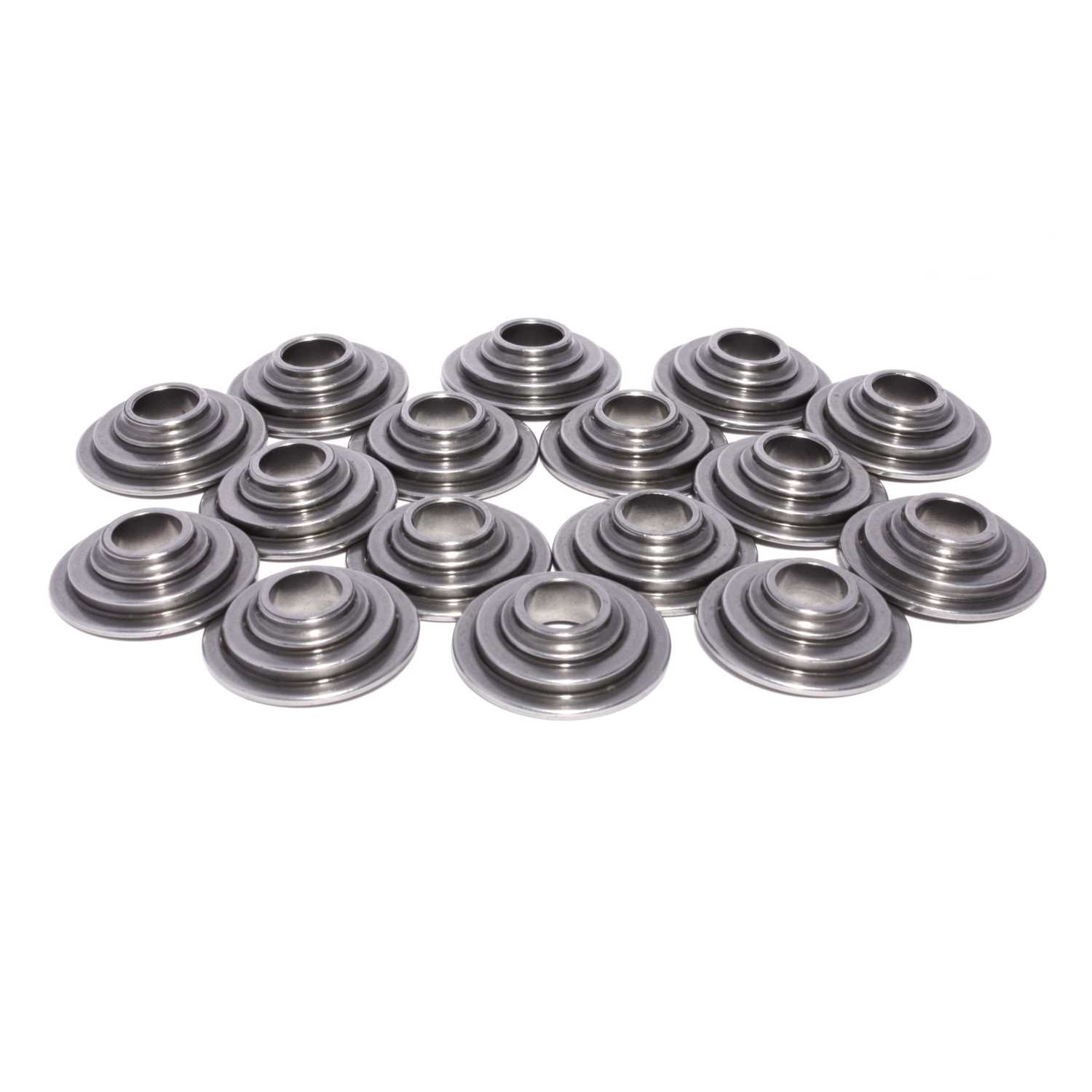 10 Tool Steel Retainer Set Of 16 For All Valves W/ 1.250\" O.D. Springs