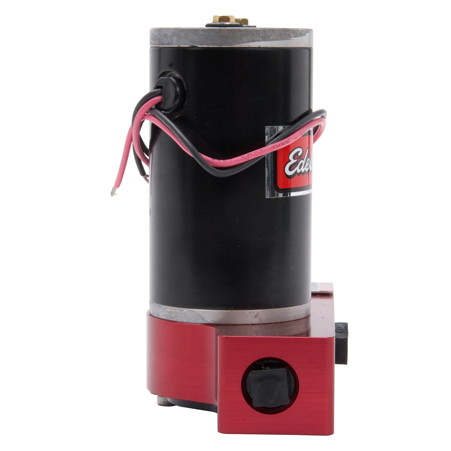 Edelbrock 182051 Quiet-Flo In-Line Red Electric Fuel Pump - 120 GPH