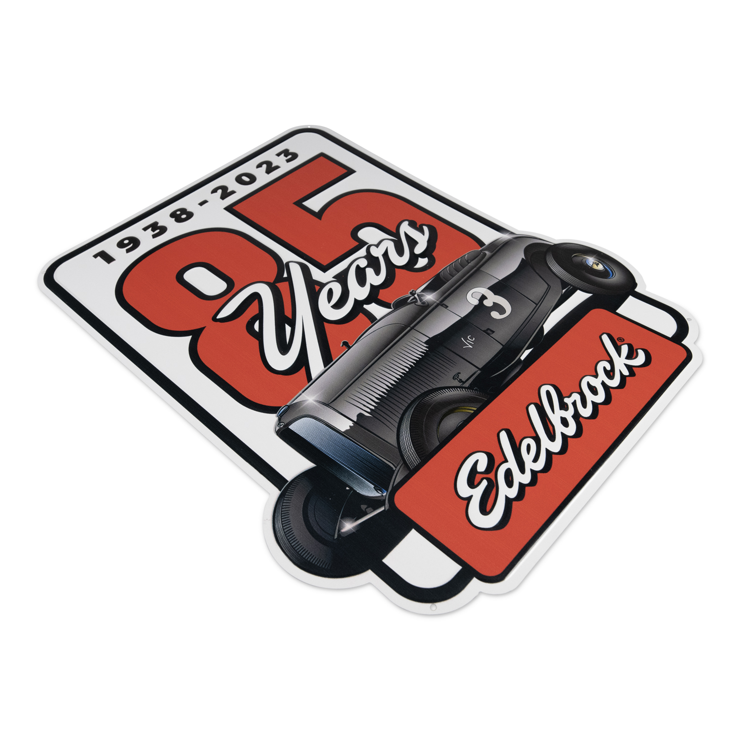 Edelbrock 189185 Edelbrock 85 Years Tin Garage Sign