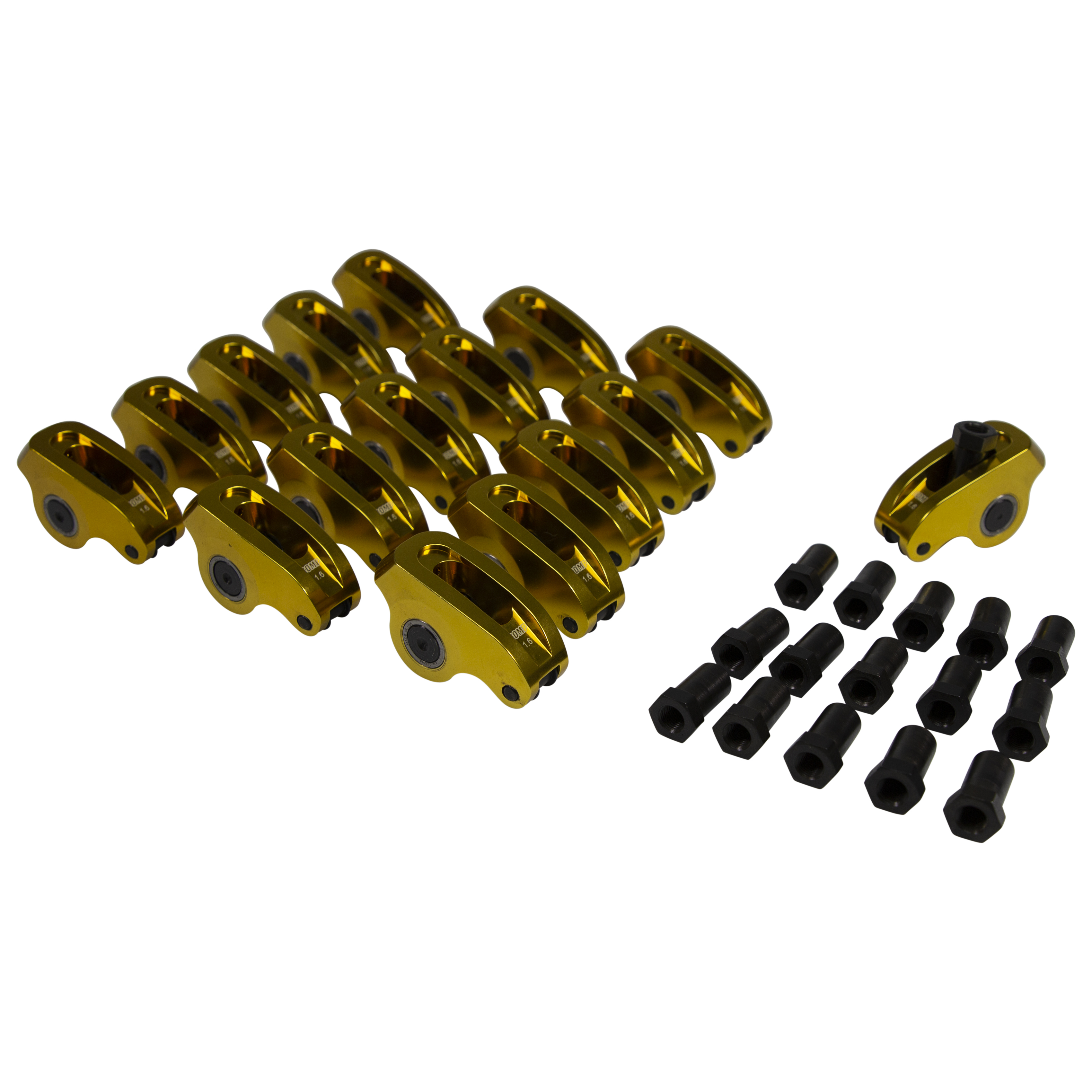 COMP Cams 19016-16 Ultra ARC Narrow Rockers W/ 1.6 Ratio For \'88+ Chevrolet SBC W/ 3/8\" Stud