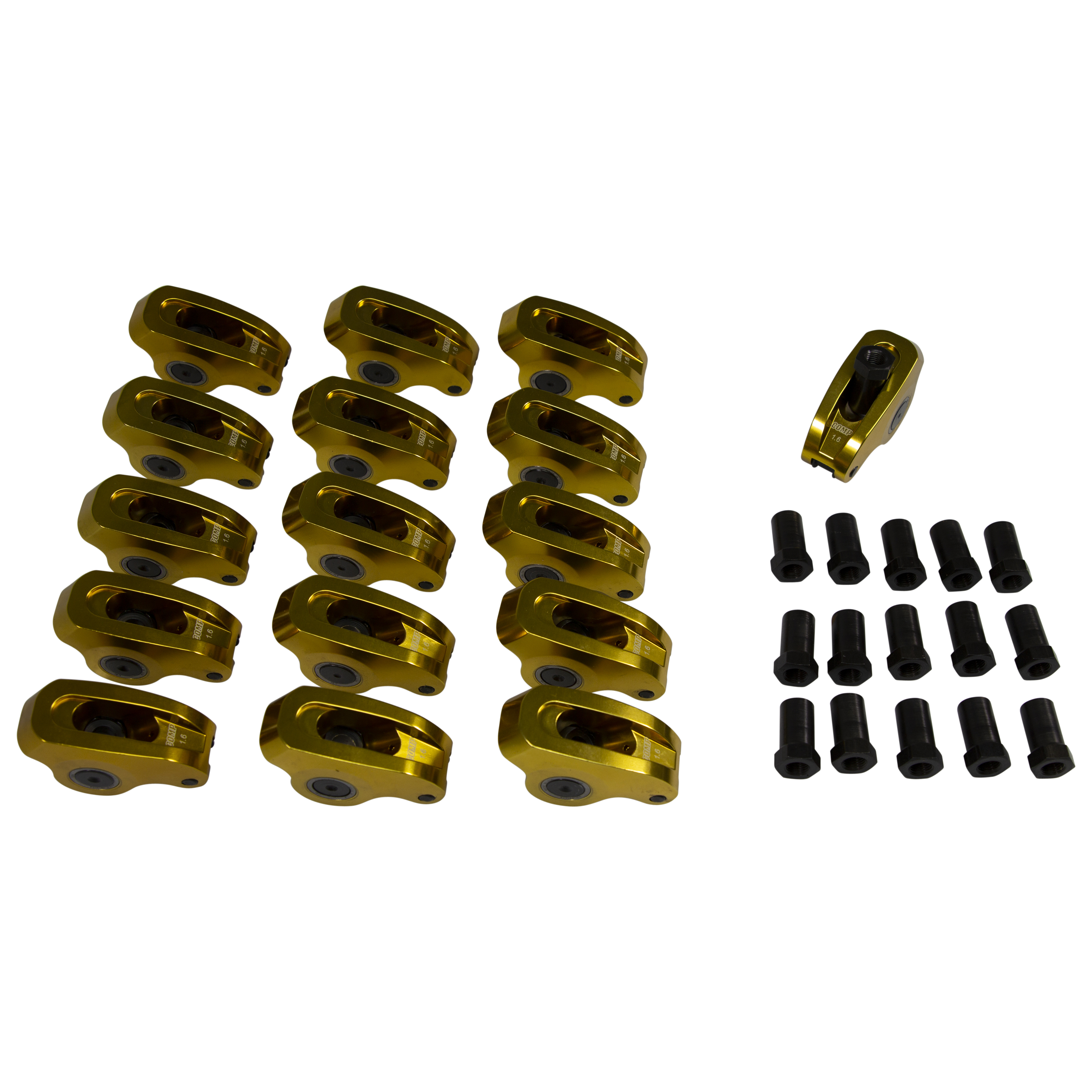 COMP Cams 19016-16 Ultra ARC Narrow Rockers W/ 1.6 Ratio For \'88+ Chevrolet SBC W/ 3/8\" Stud