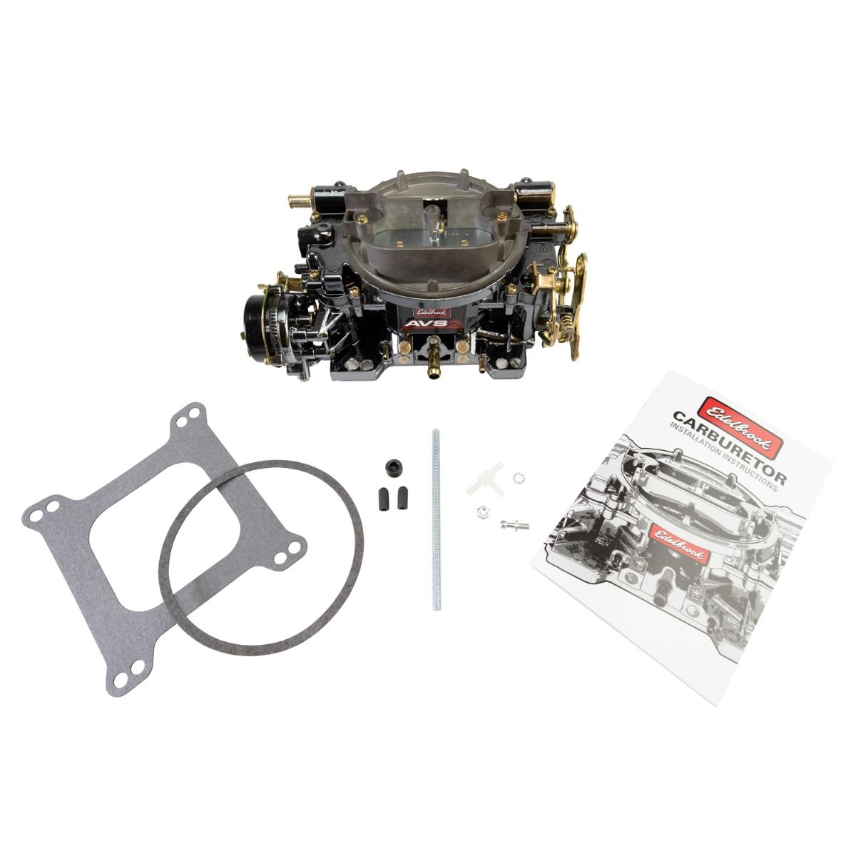 Edelbrock 1906-BP Edelbrock AVS2 650 CFM Carburetor #1906-BP Electric Choke, Black Plasma Finish