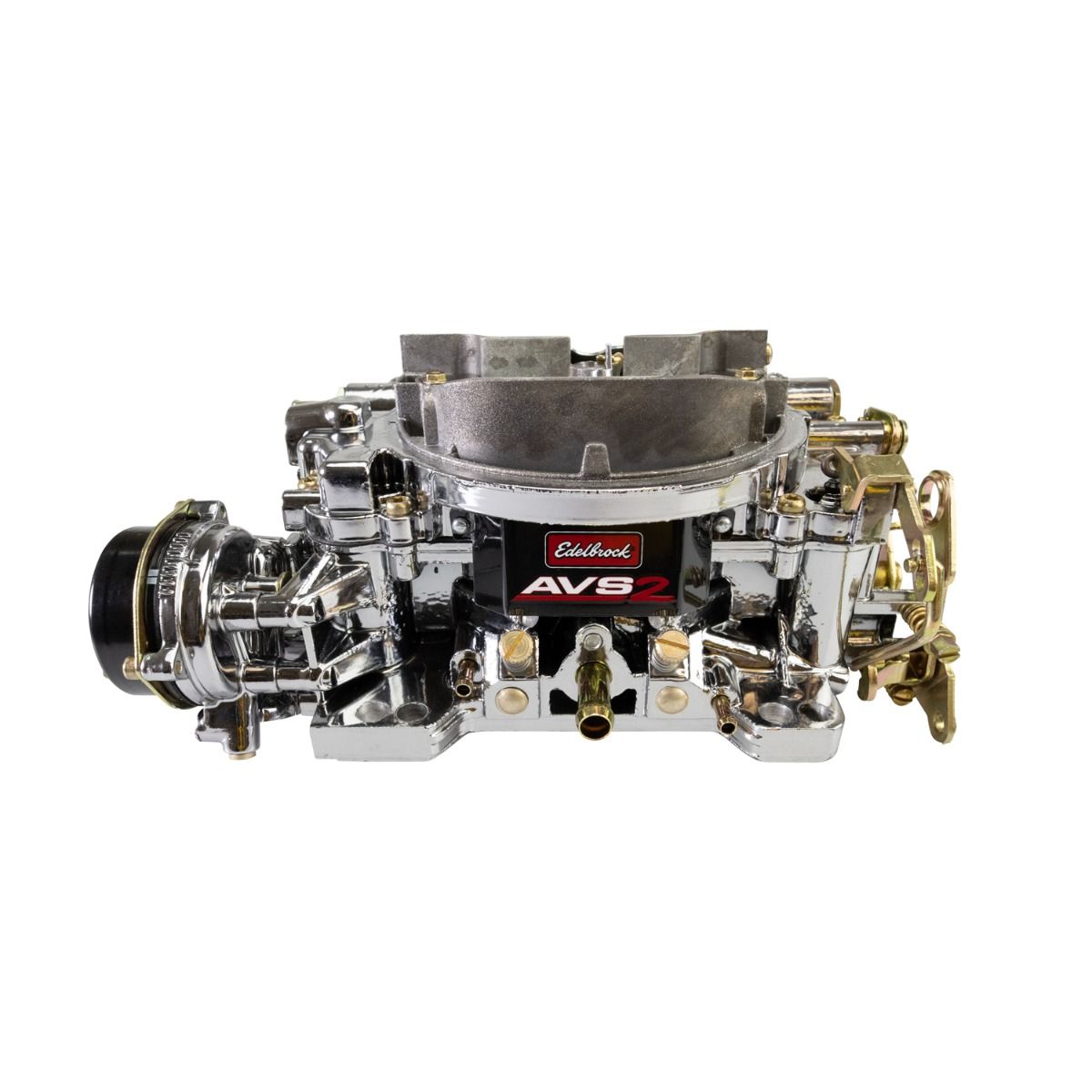 Edelbrock 1906-CP AVS2 Carburetor #1906-CP 650 CFM W/ Electric Choke, Chrome Plasma Finish