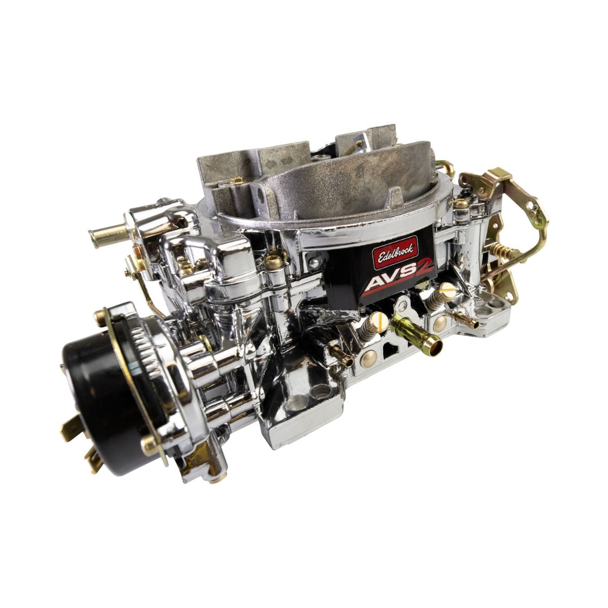 Edelbrock 1906-CP AVS2 Carburetor #1906-CP 650 CFM W/ Electric Choke, Chrome Plasma Finish