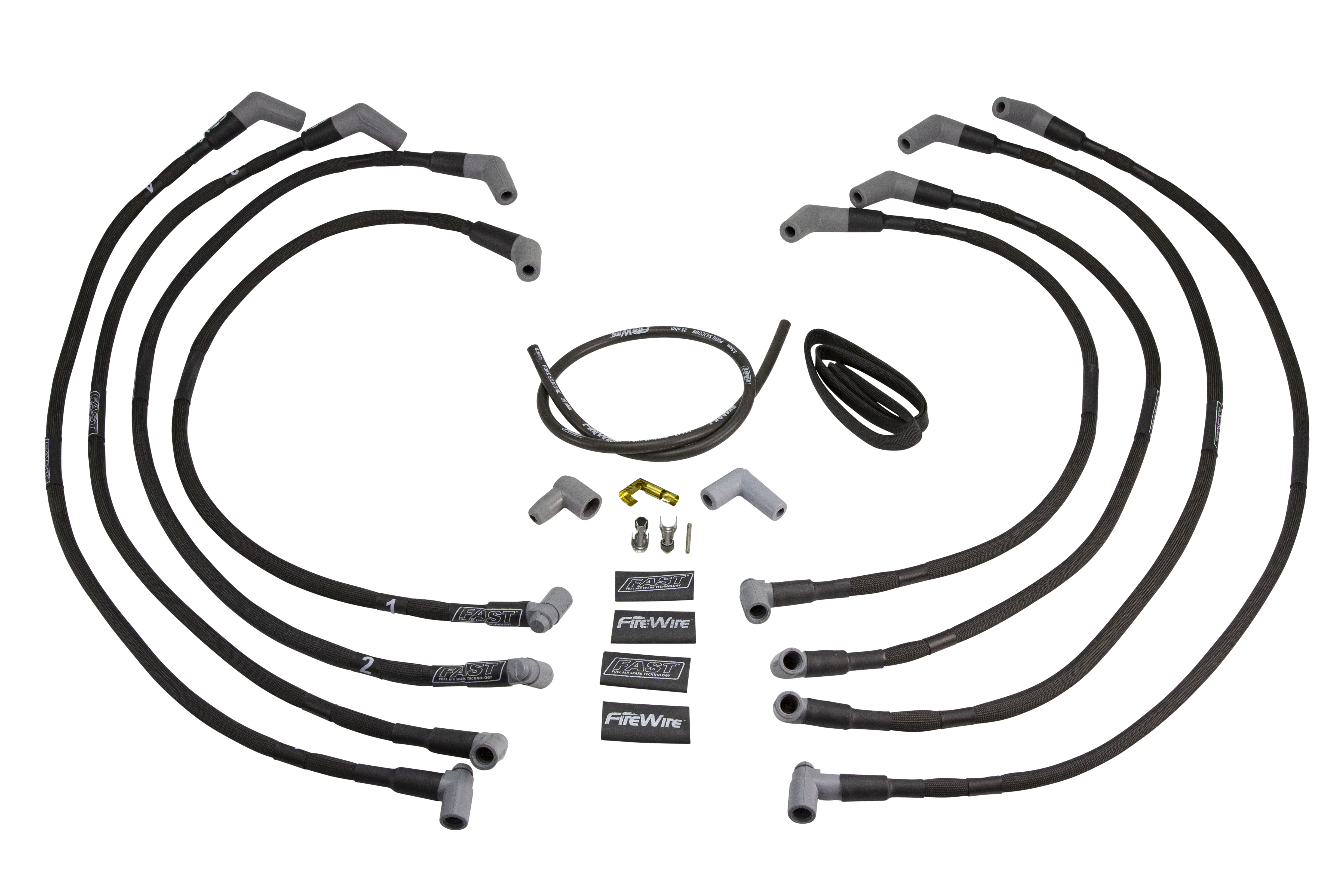 FAST 295-2426 Firewire Ford 351 Windsor Wireset With Heat Sleeve