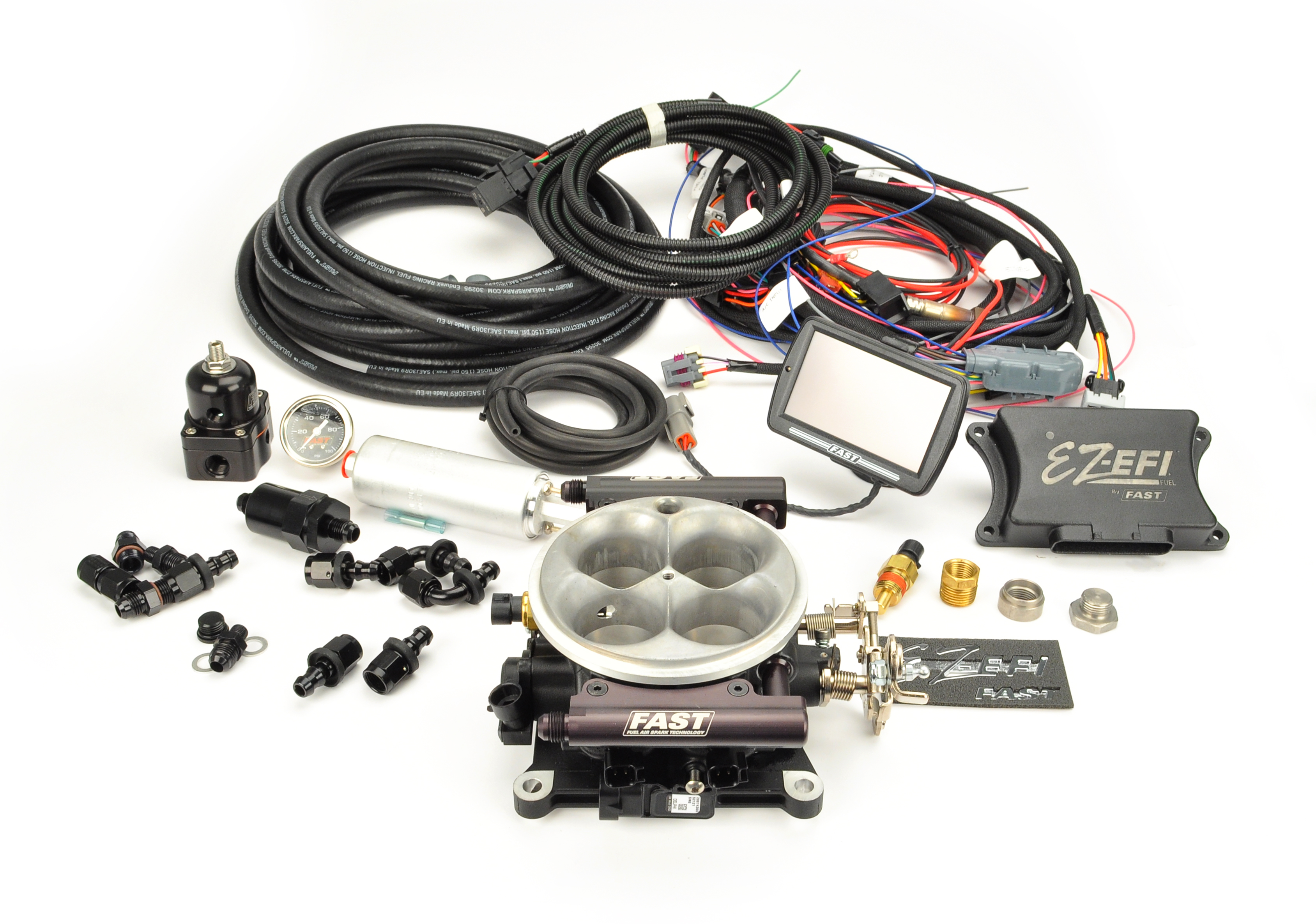 EZ Fuel Self-Tuning Throttle Body Injection Kit W/ Inline Fuel Pump