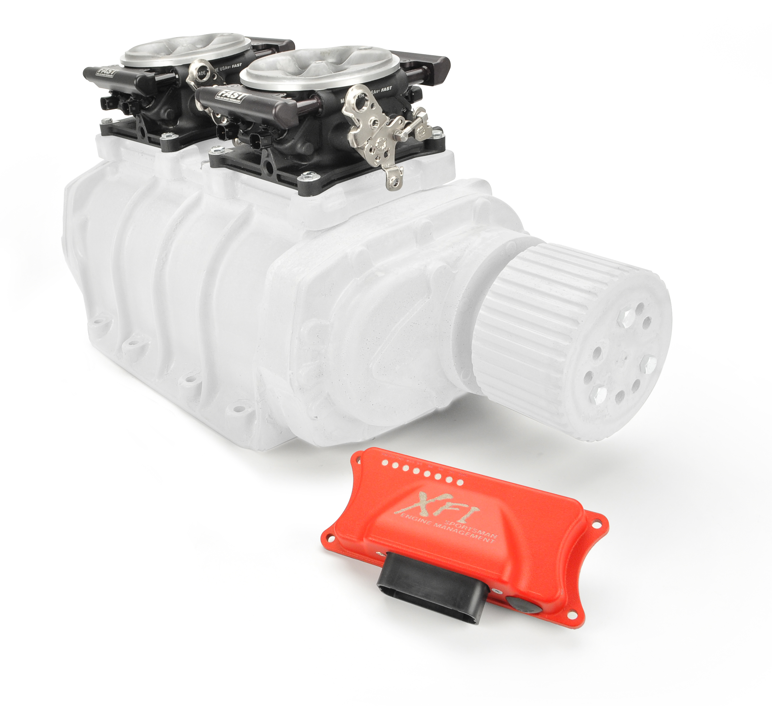 FAST 303002RB XFI Sportsman Dual Quad Blower Kit