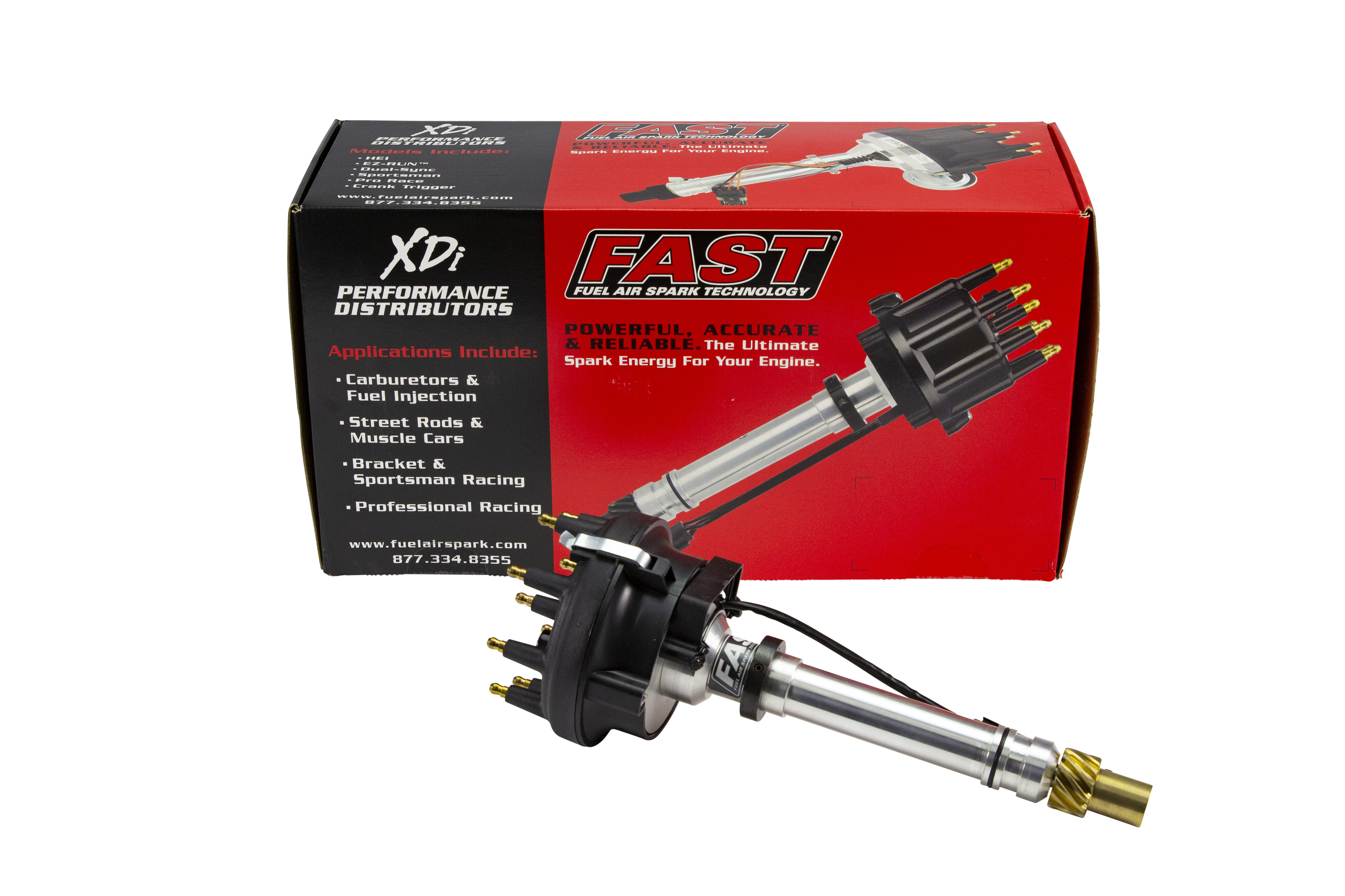 FAST 304005 XDi Race Cam Sync Large Cap Distributor For Chevrolet Small And Big Block