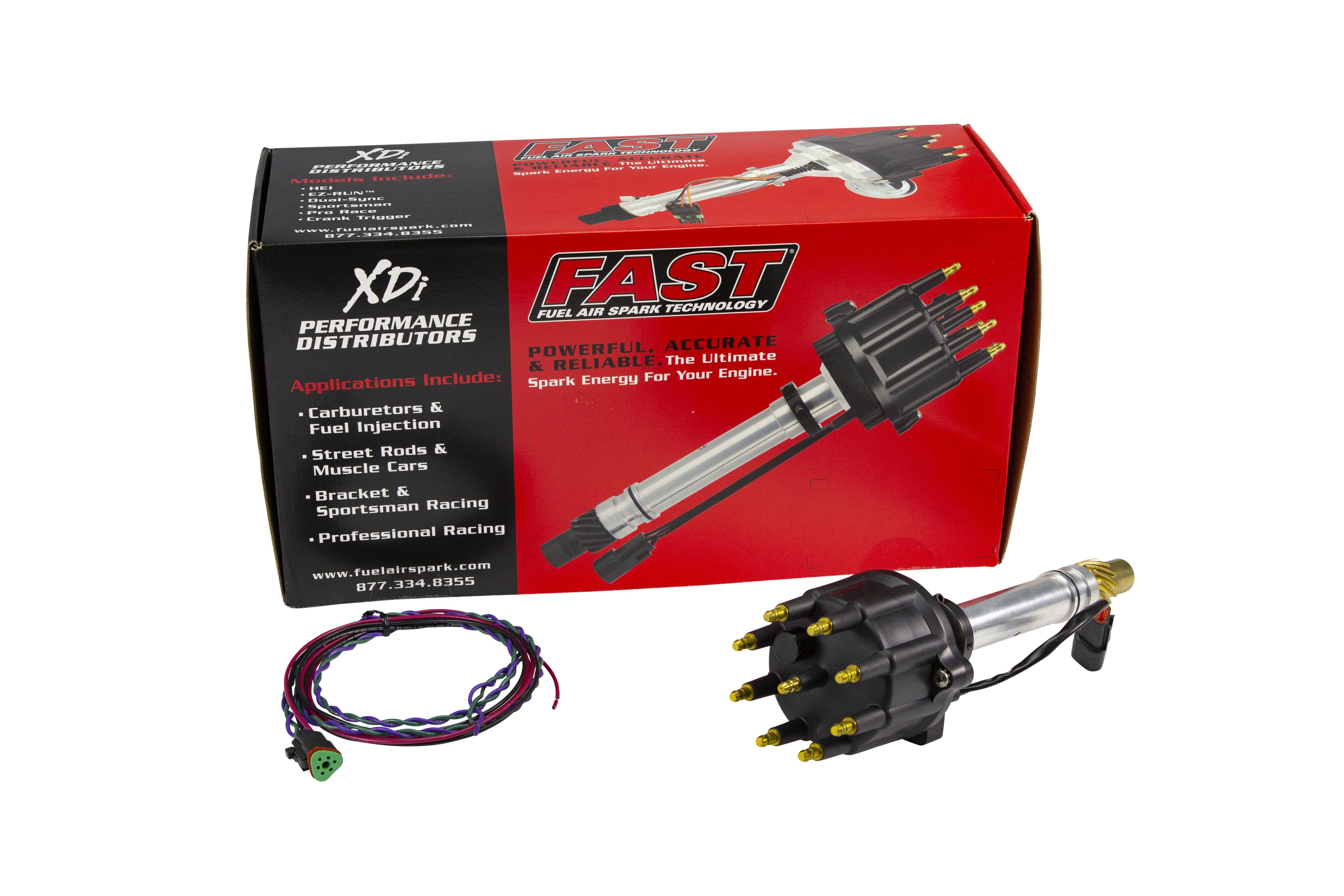 FAST 304006 XDi Race Cam Sync Small Cap Distributor For Chevrolet Small And Big Block