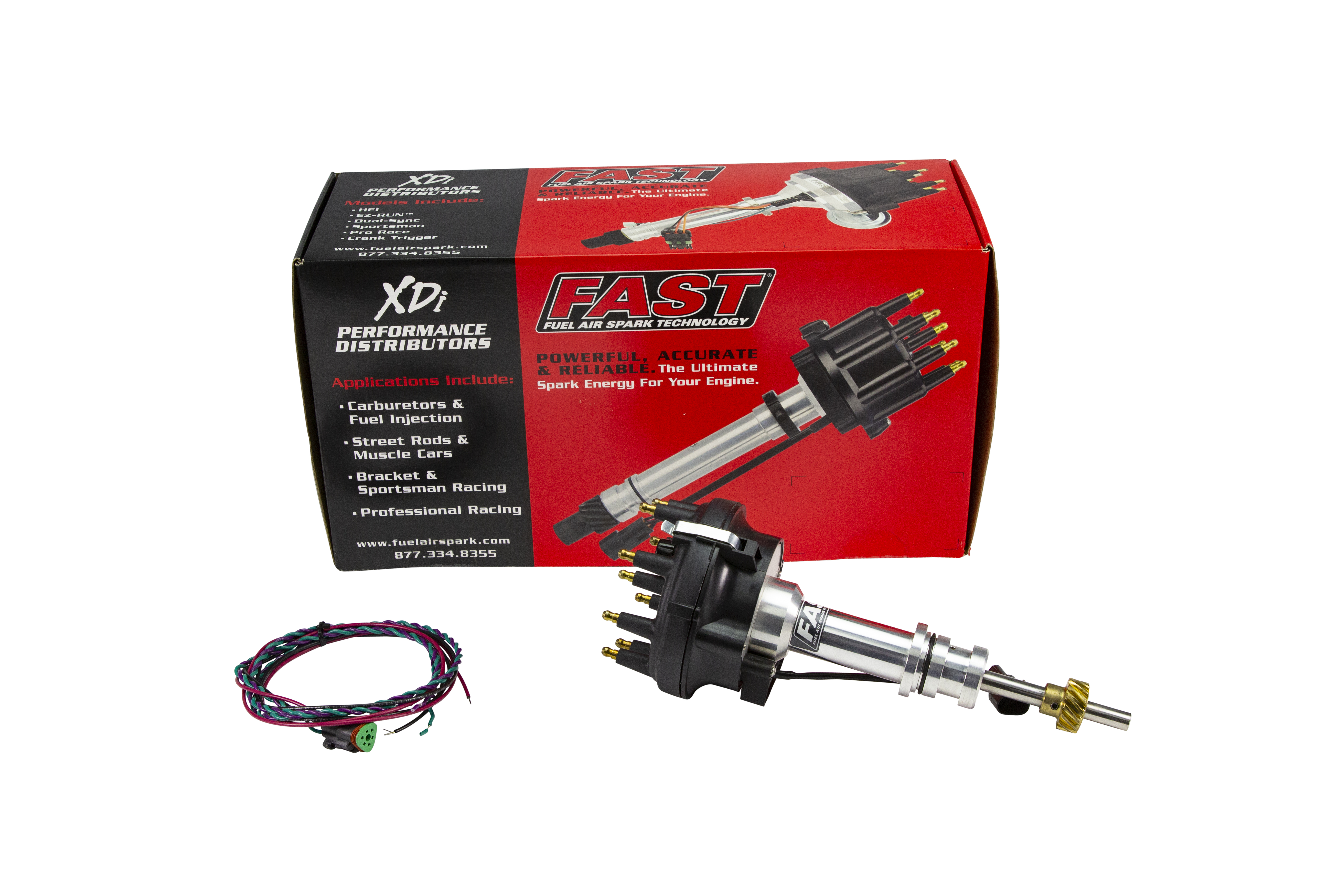 FAST 304007 XDi Race Cam Sync Large Cap Distributor For Ford 289/302