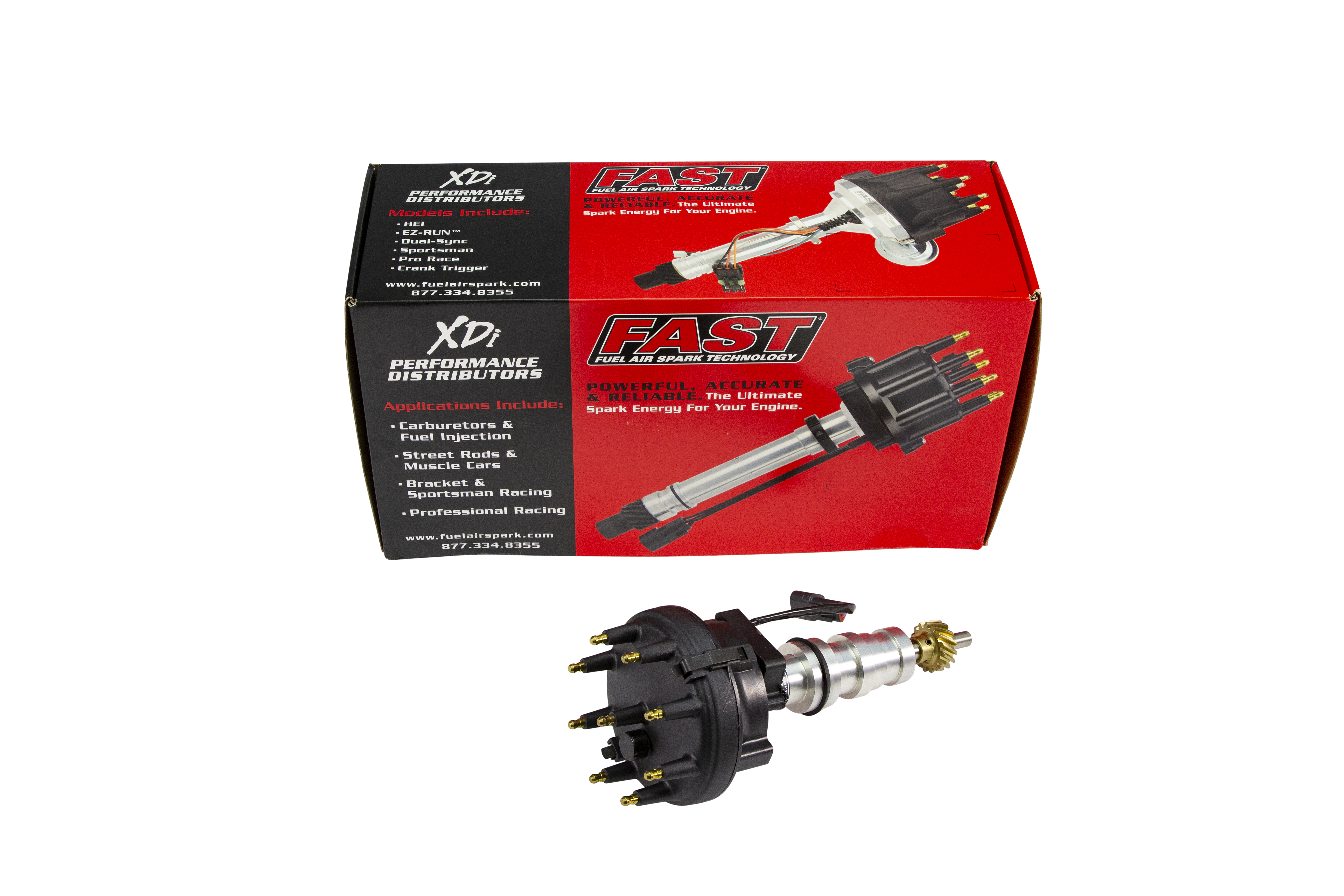 FAST 304010 XDi Race Cam Sync Large Cap Distributor For Ford FE 332-428