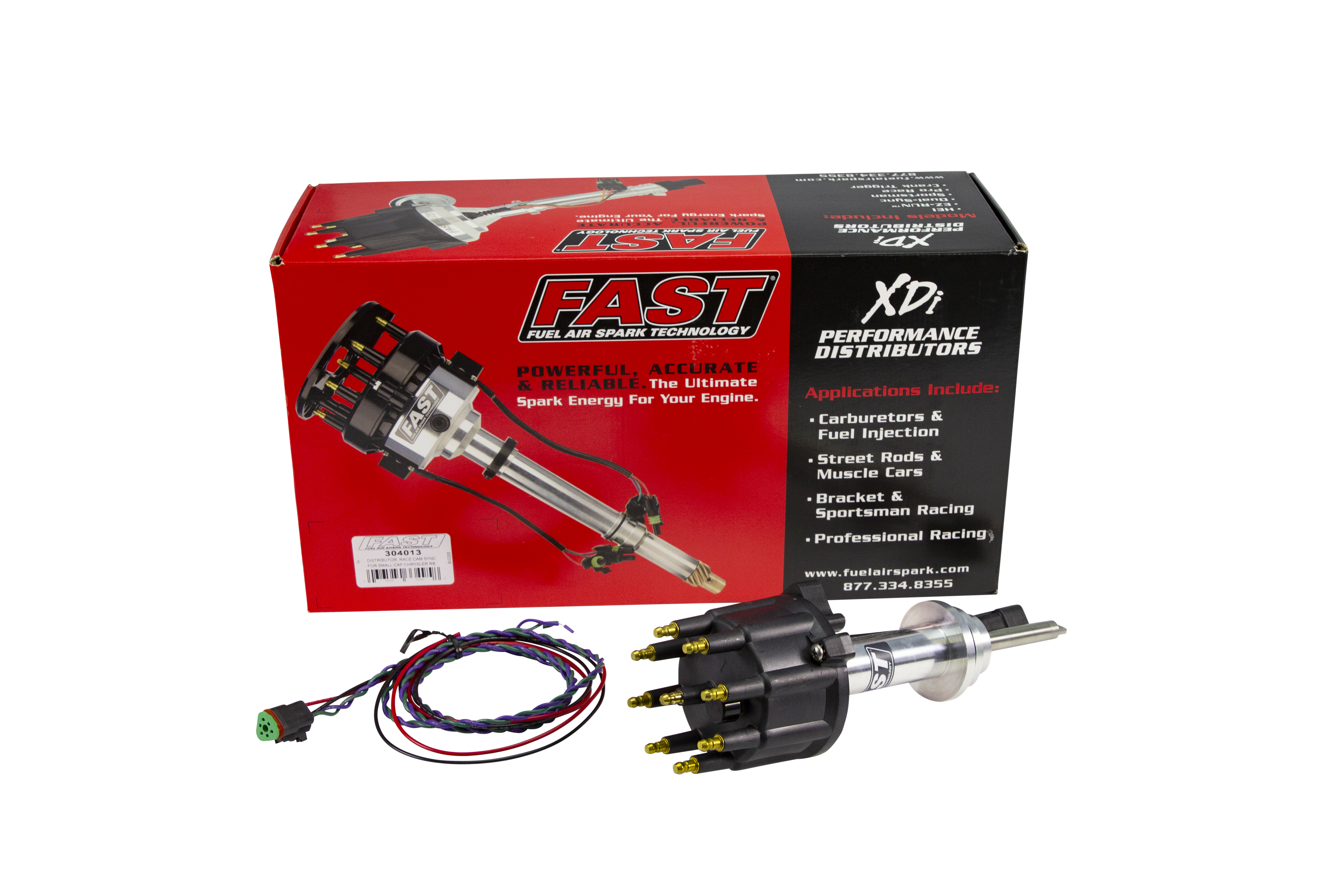FAST 304013 XDi Race Cam Sync Small Cap Distributor For Chrysler RB 426-440