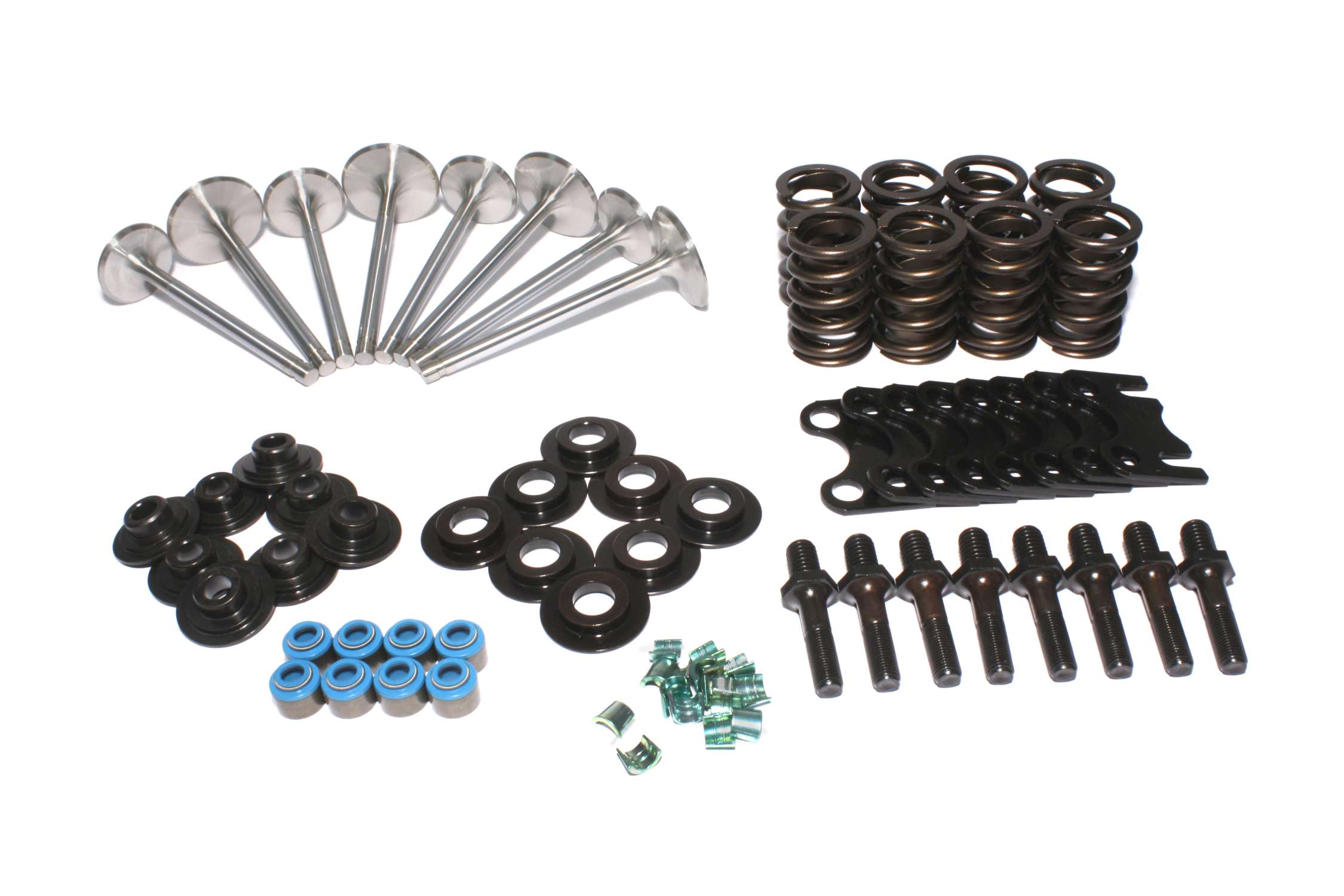 COMP Cams 35972-01 Cylinder Head Assembly Kit For SBF Hydraulic Flat