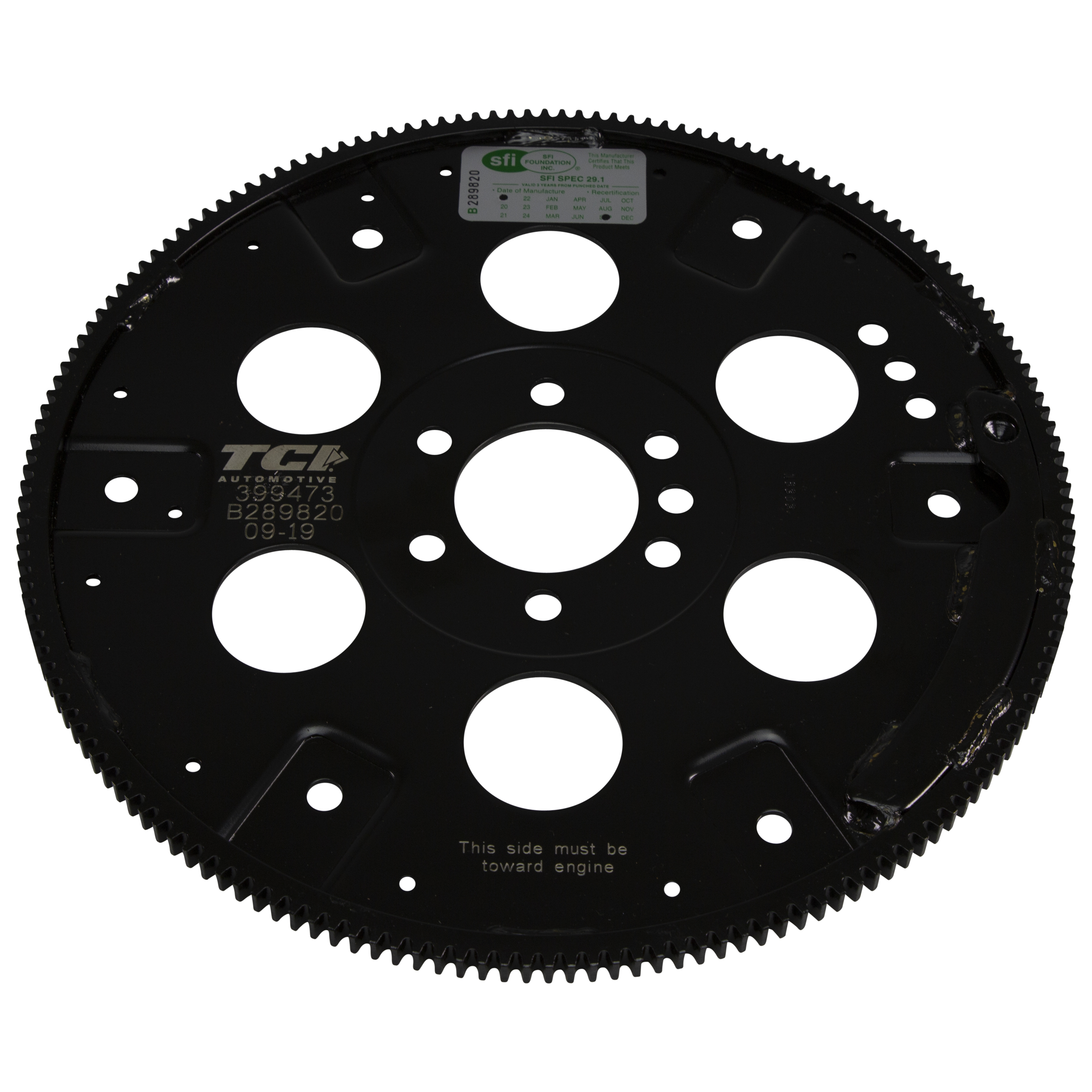 Chevrolet 454 Flexplate; External Balance; Dual GM Bolt Pattern; 168 Tooth