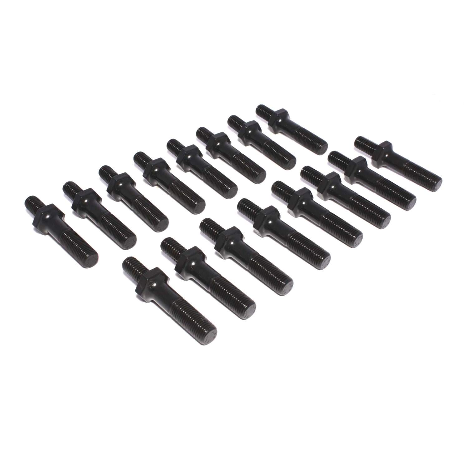 COMP Cams 4514-16 Hi-Tech Rocker Stud Set BBC W/ 3/8\" Base Thread And 7/16\" Rocker Thread