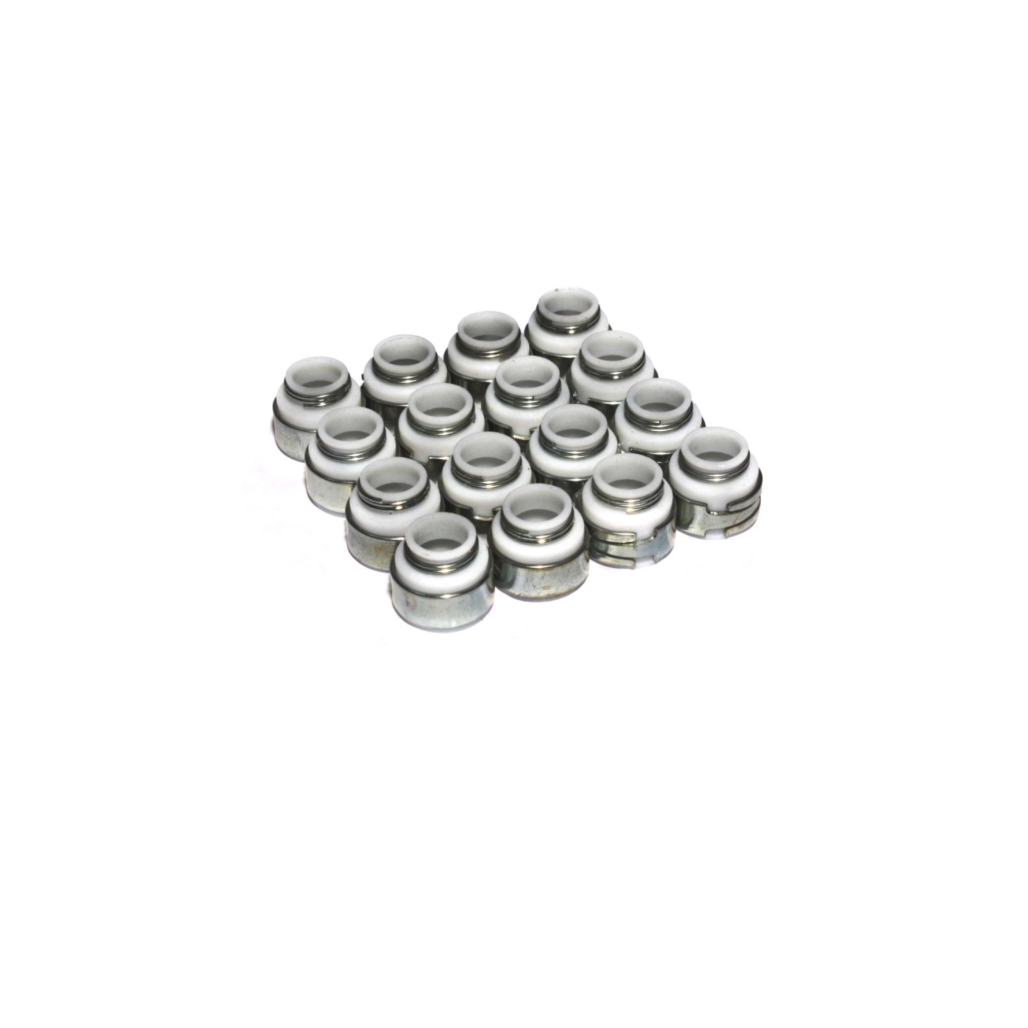 COMP Cams 512-16 Set Of 16 PTFE Valve Seals For .500\" Guide Size, 3/8\" Valve Stem