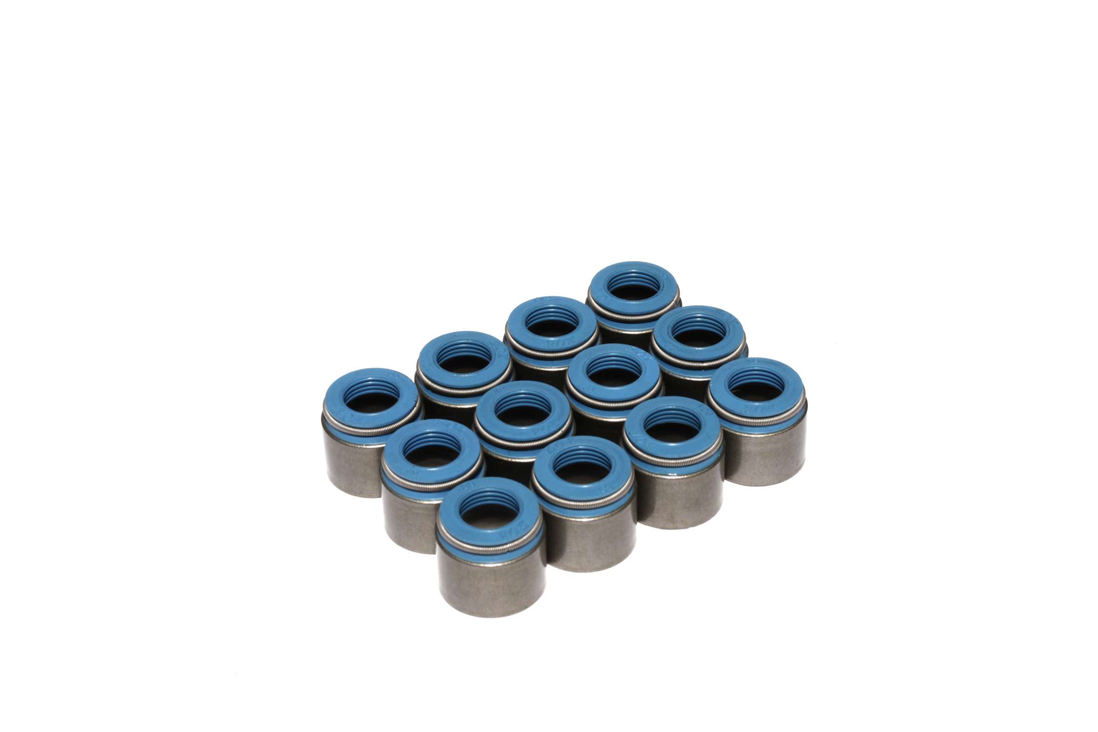 COMP Cams 519-12 Set Of 12 Metal Body Viton Valve Seals For .500\" Guide Size, 5/16\" Valve Stem