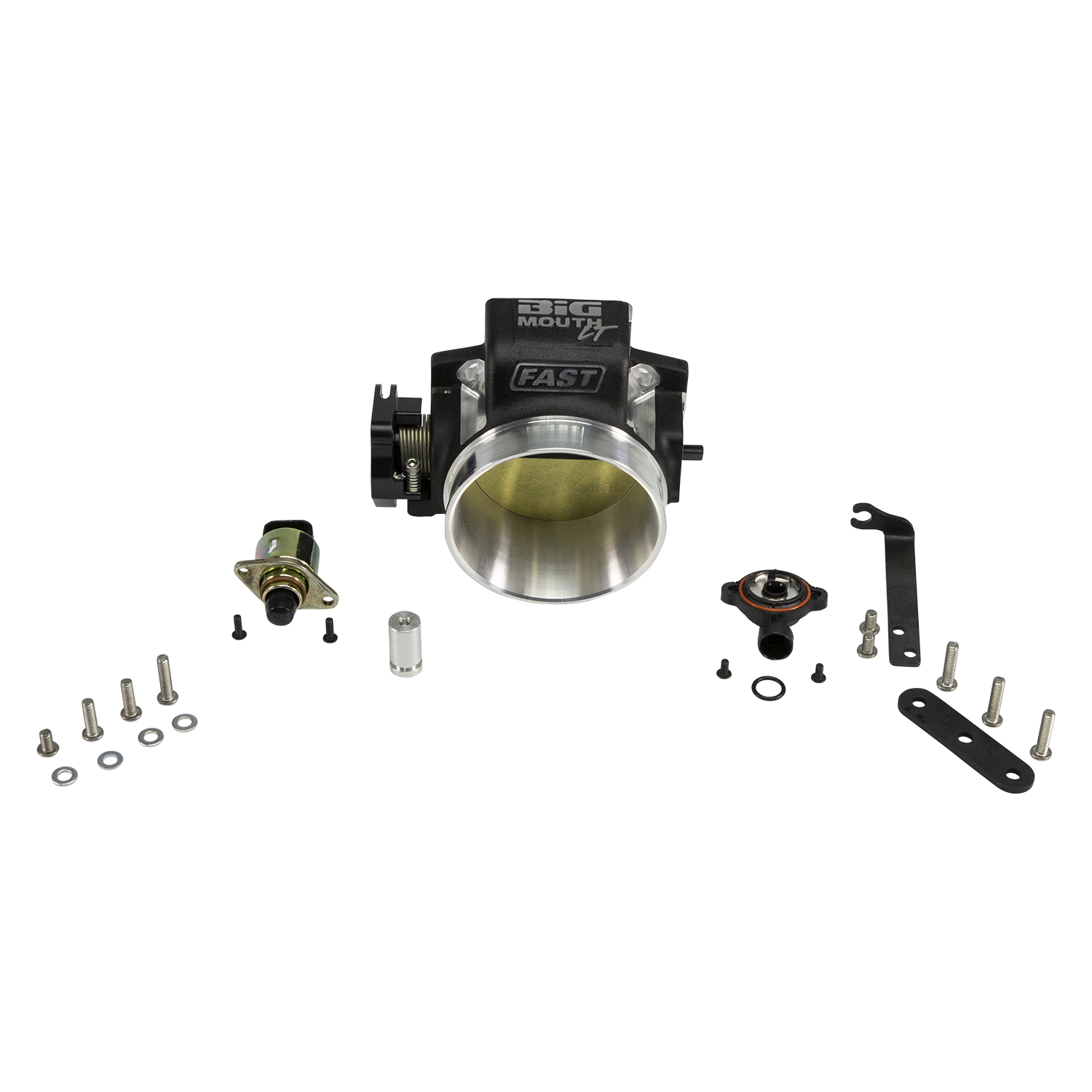 Big Mouth Billet 87mm Big Mouth Throttle Body For Ford Coyote W/ TPS And IAC