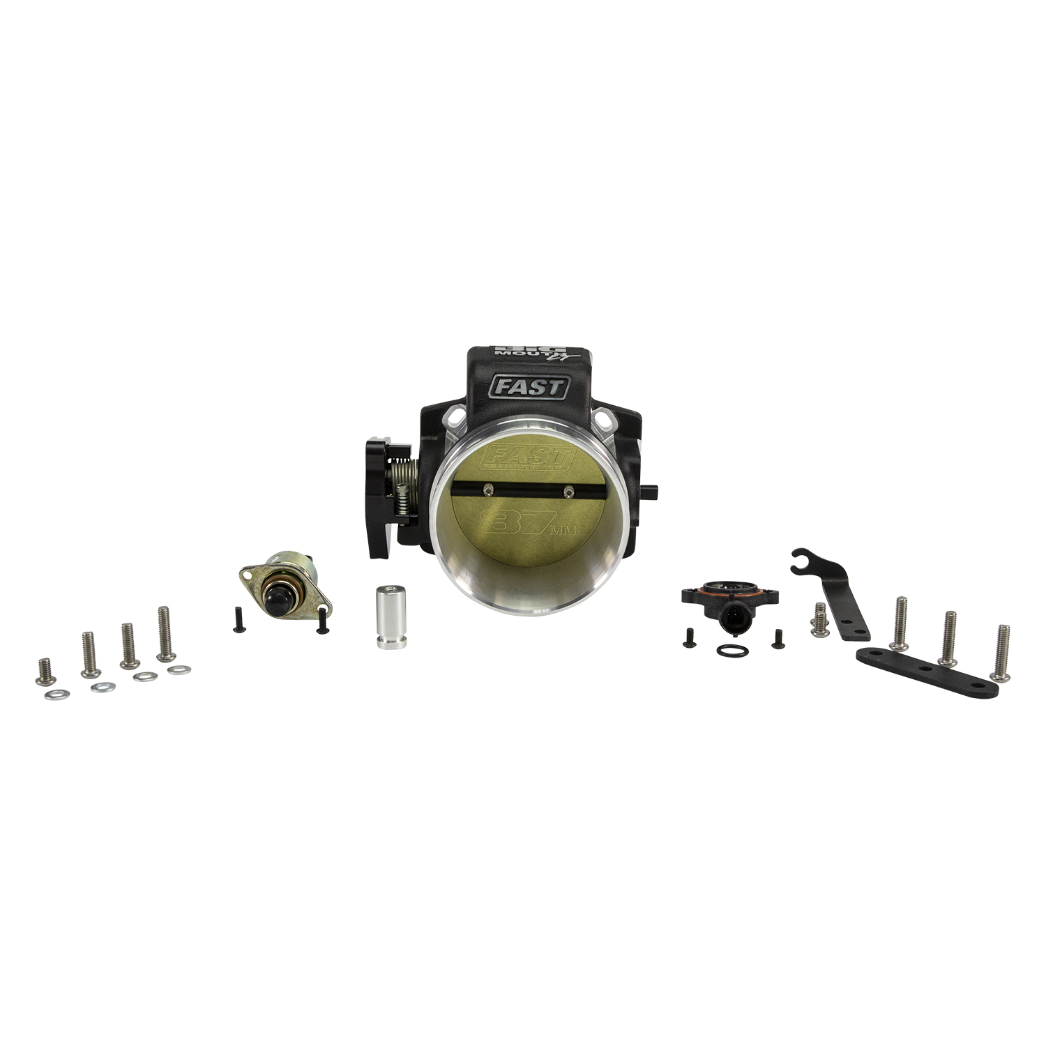 Big Mouth Billet 87mm Big Mouth Throttle Body For Ford Coyote W/ TPS And IAC