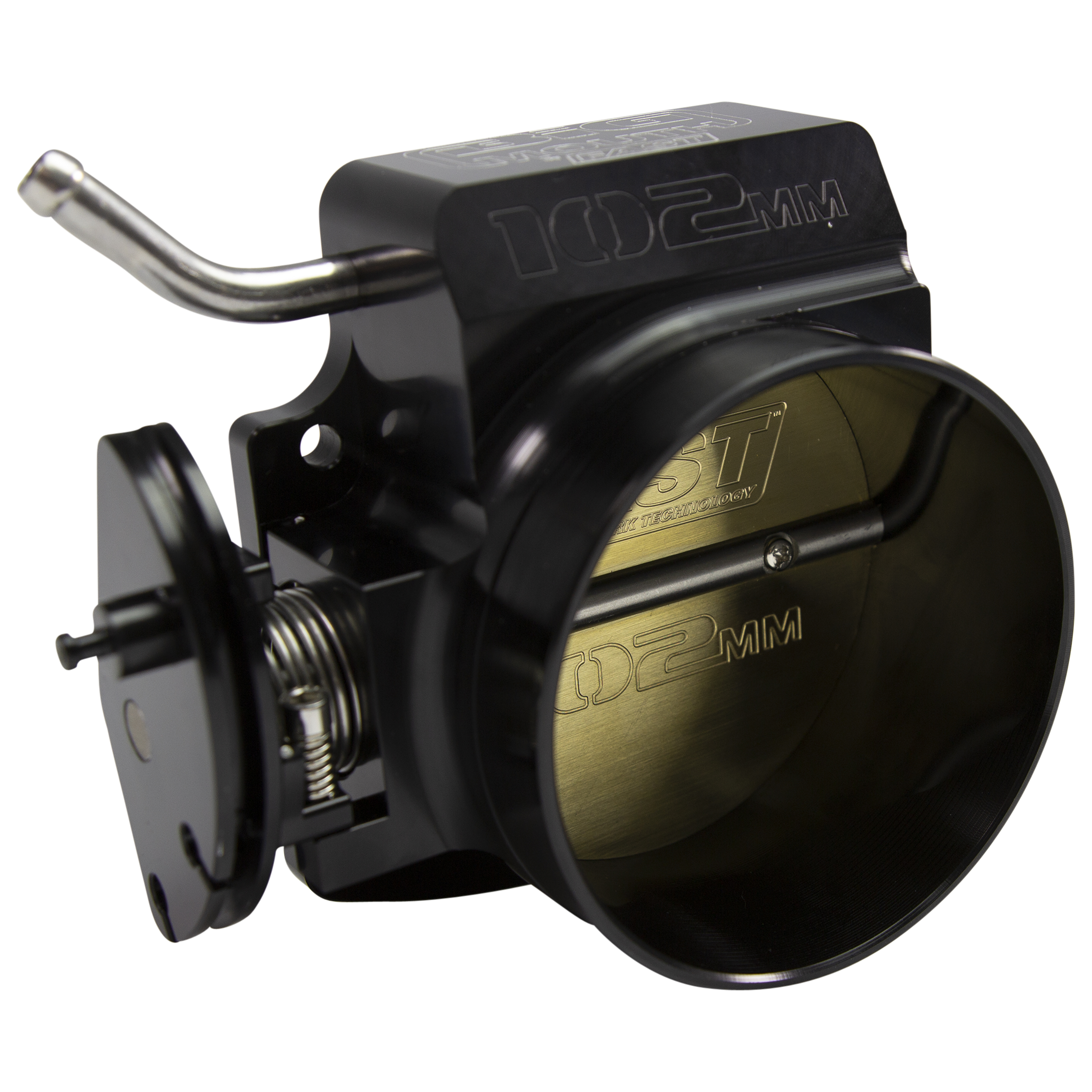 FAST 54106 Black Big Mouth Billet 102mm Big Mouth Throttle Body For GM LS W/o Sensors