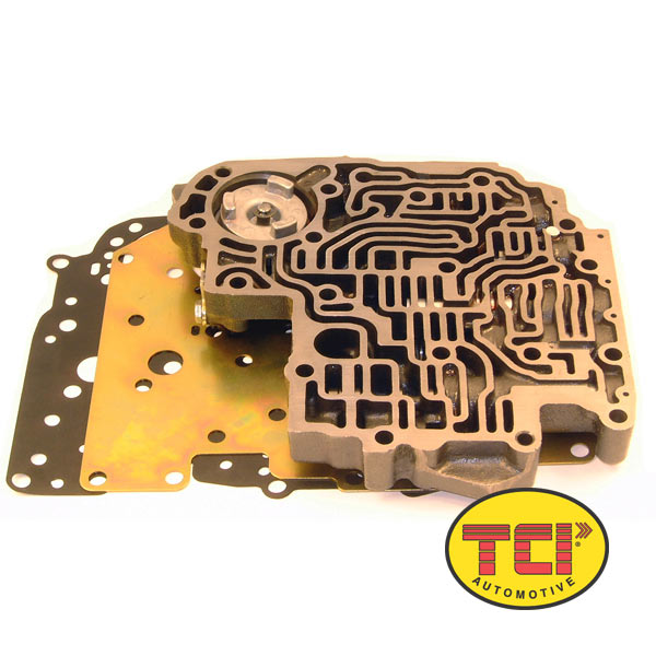 TCI Automotive 321115 TH350 Reverse Shift Pattern Full Manual Valve Body W/ 1st And 2nd Gear Braking.