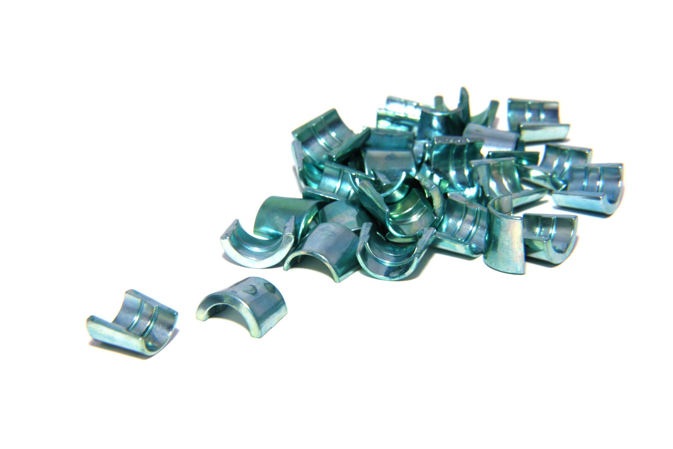 COMP Cams 601-16 Hardened Steel Set Of 16 - 7 Degree, 11/32\", Single Groove Street Locks