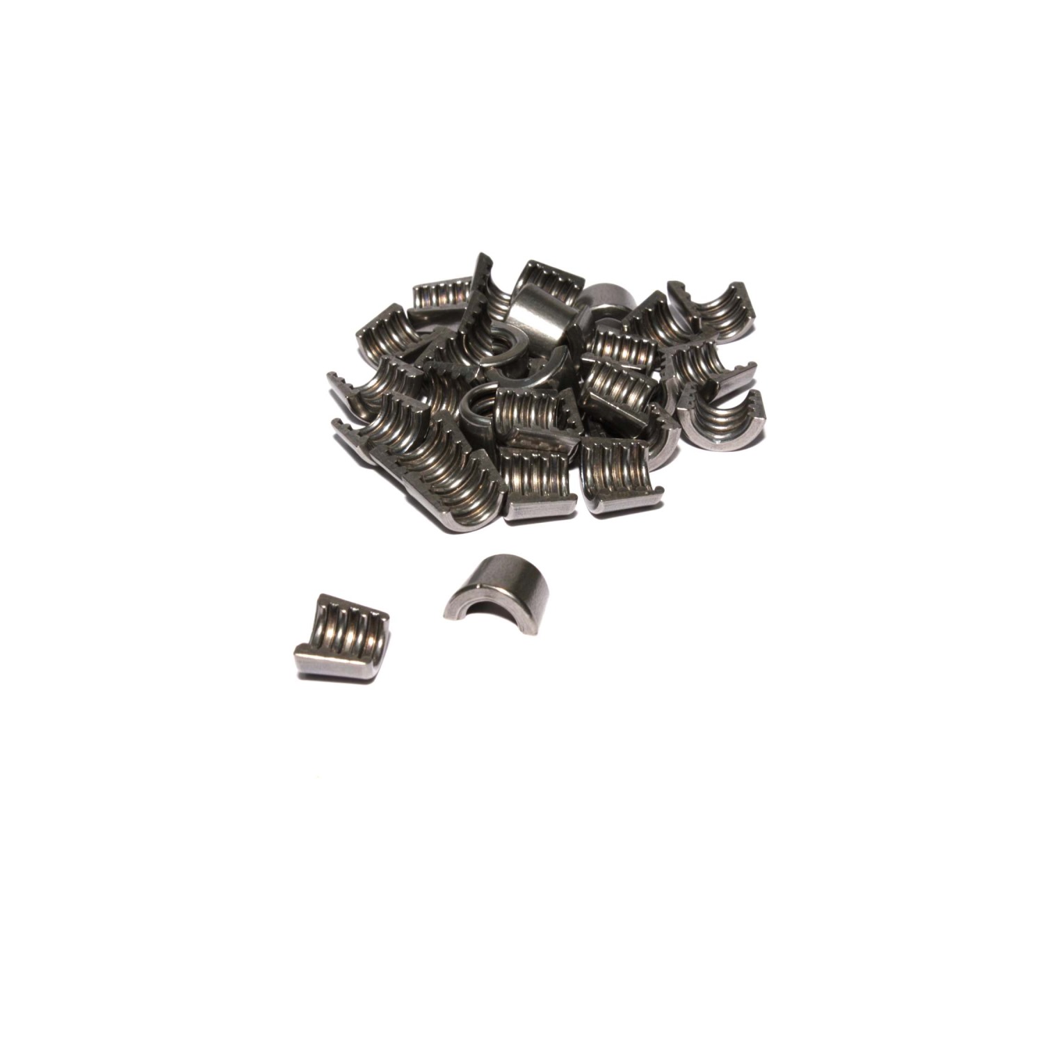 COMP Cams 605-16 Hardened Steel Set Of 16 - 7 Degree, 11/32\", 4 Groove Street Locks Ford 351C