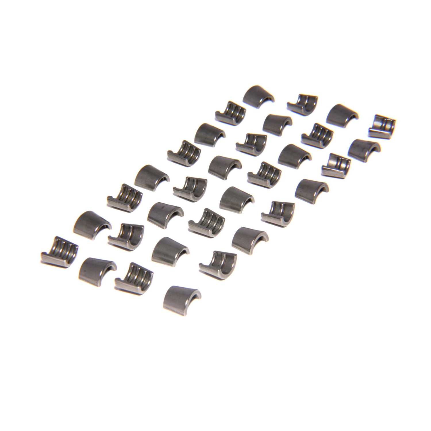 COMP Cams 606-16 Hardened Steel Set Of 16 - 7 Degree, 3/8\", 2/4 Groove Street Locks For Chrysler