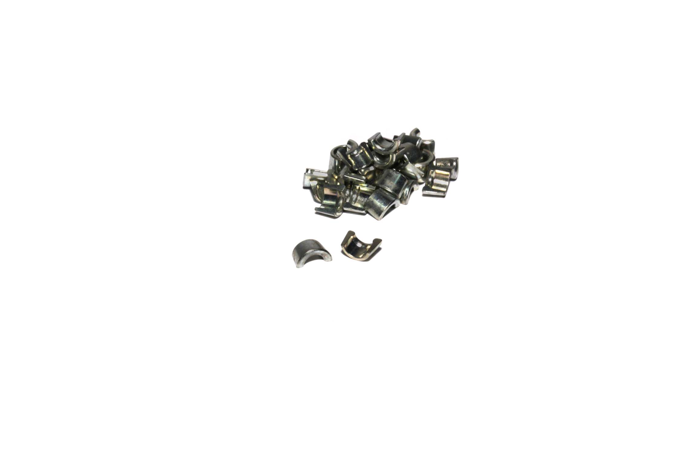 COMP Cams 629-16 Machined Steel Set Of 16 - 7 Degree, 5mm, Single Groove Race Locks