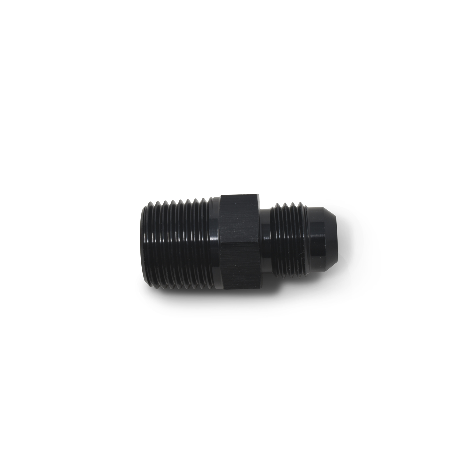 Russell 660533 16AN Straight Flare To 1\" NPT Adapter Fitting With Black Finish