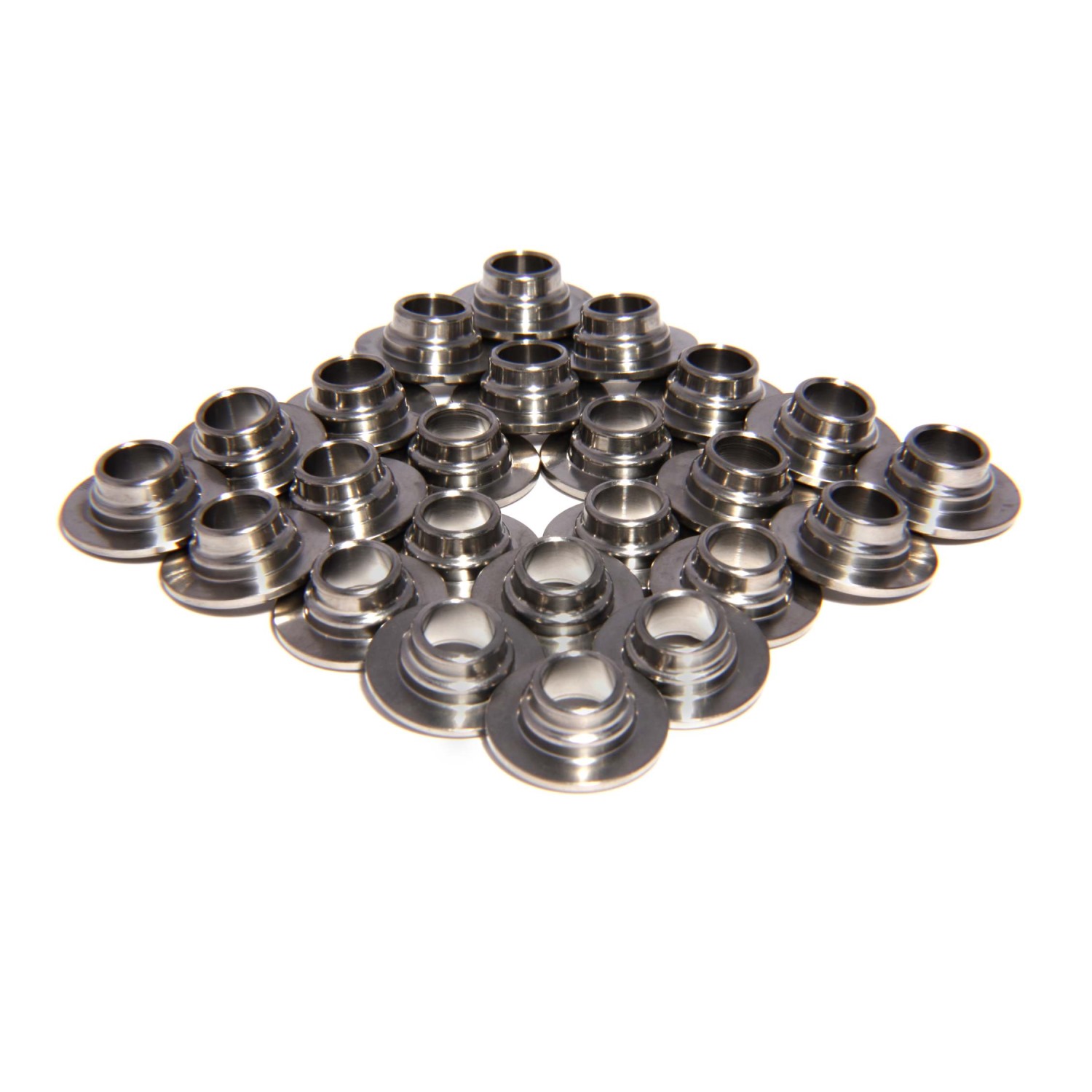 7 Titanium Retainer Set Of 24 For Ford 4.6L 3 Valve W/ 26113 Beehive Springs