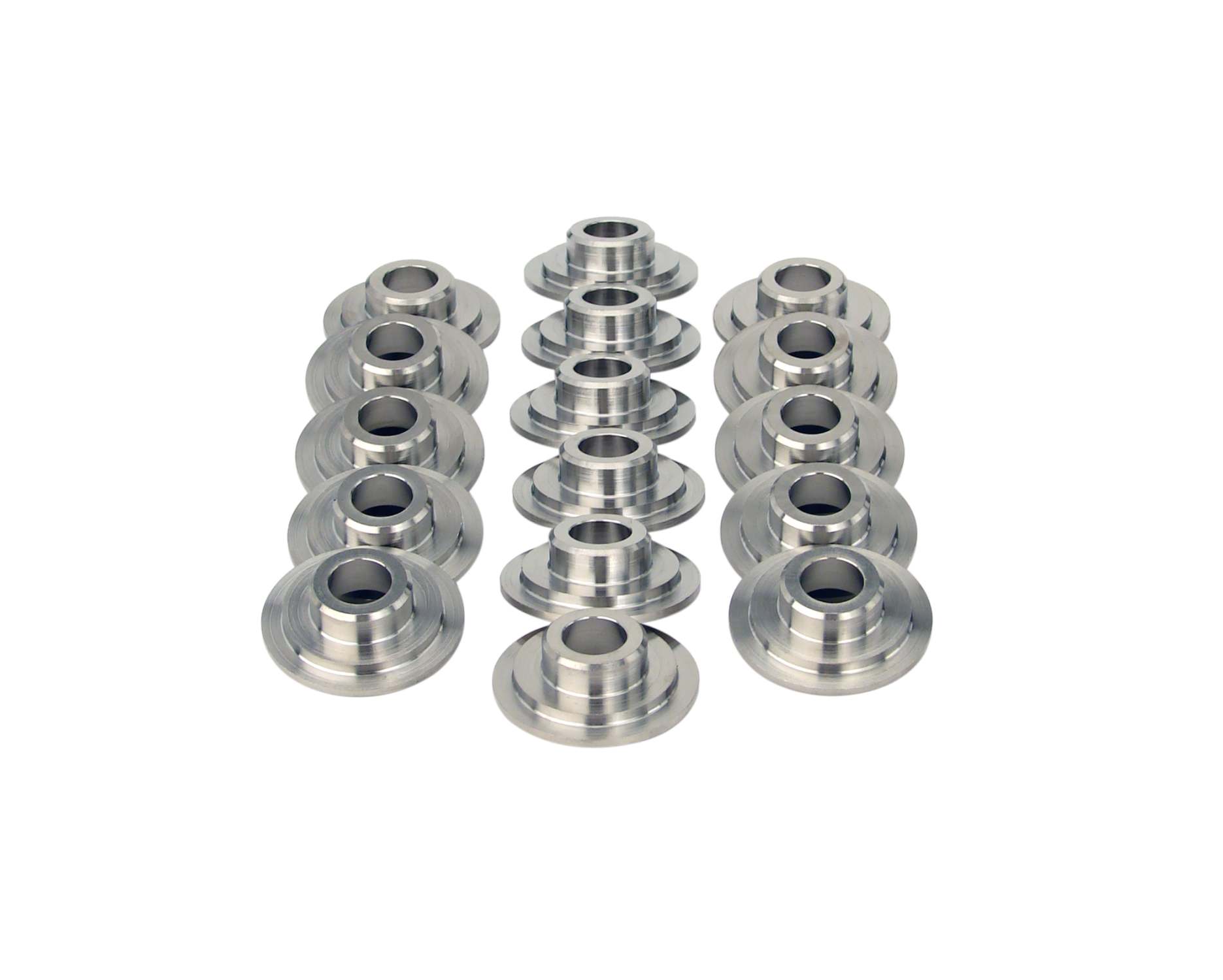 10 Lightweight Titanium Retainer Set Of 16 For 1.625\" OD Triple Springs