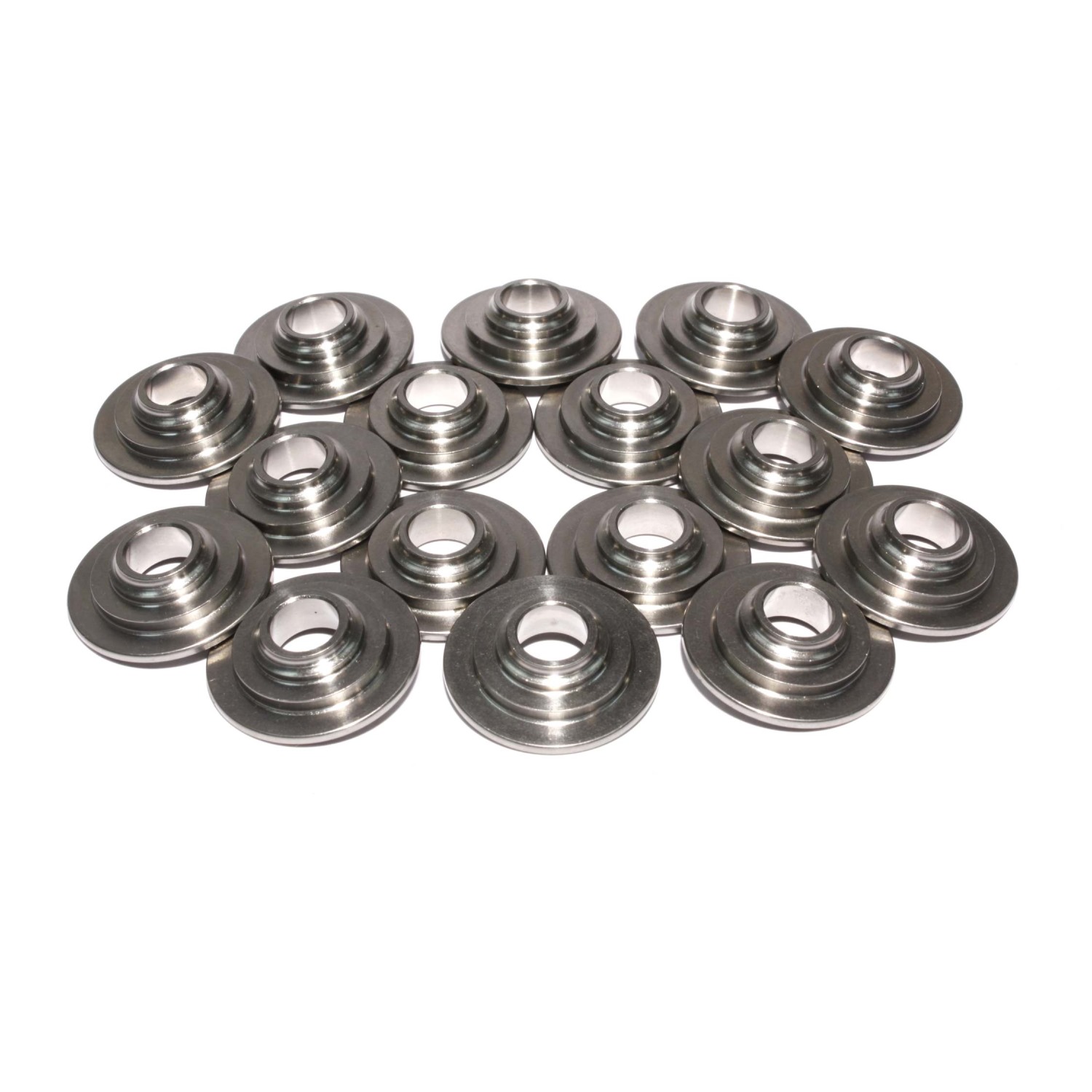 10 Titanium Retainer Set Of 16 For 1.250\" OD Single Spring
