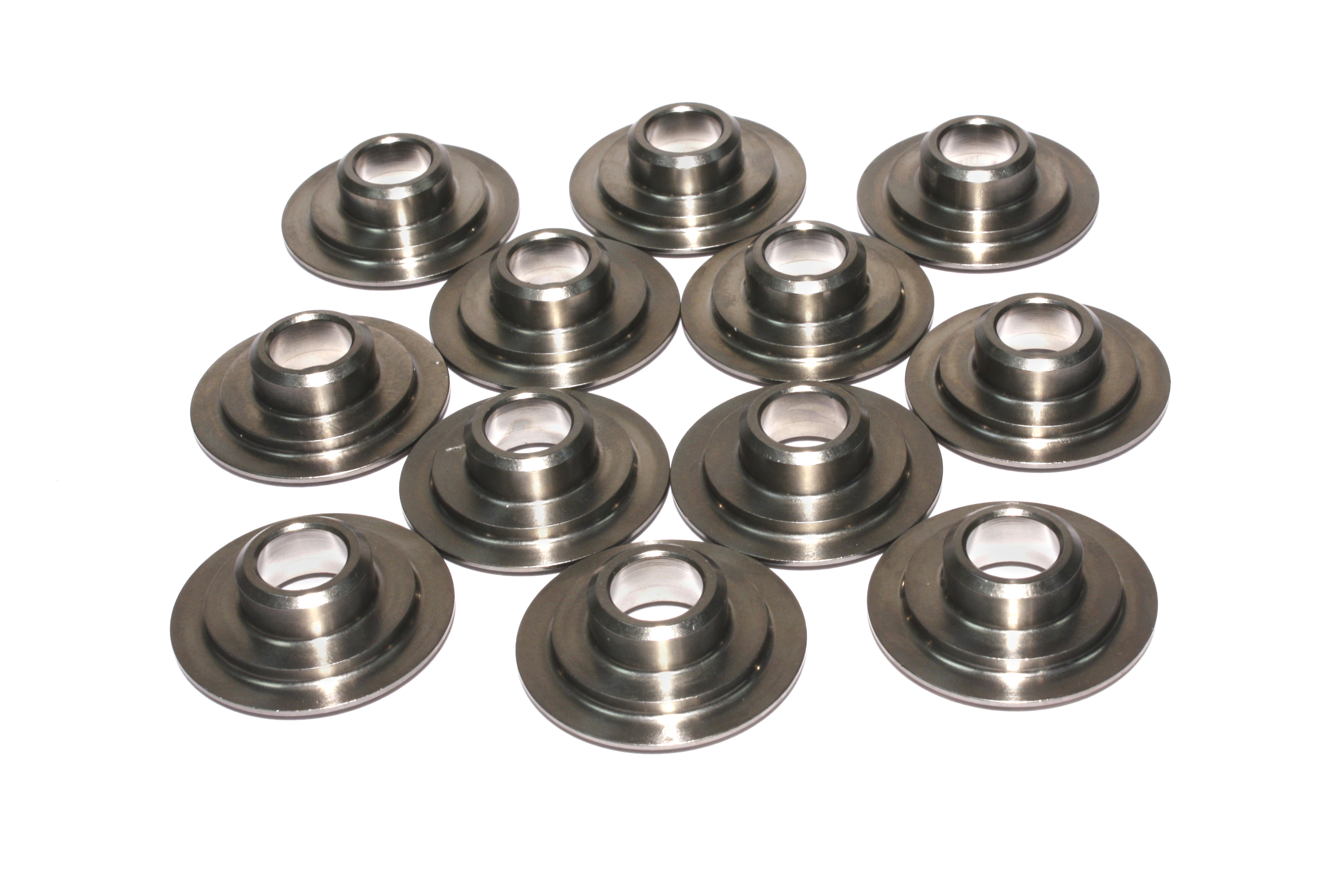 10 Degree Titanium Retainer Set Of 12 For 1.437\"-1.500\" OD Double Springs
