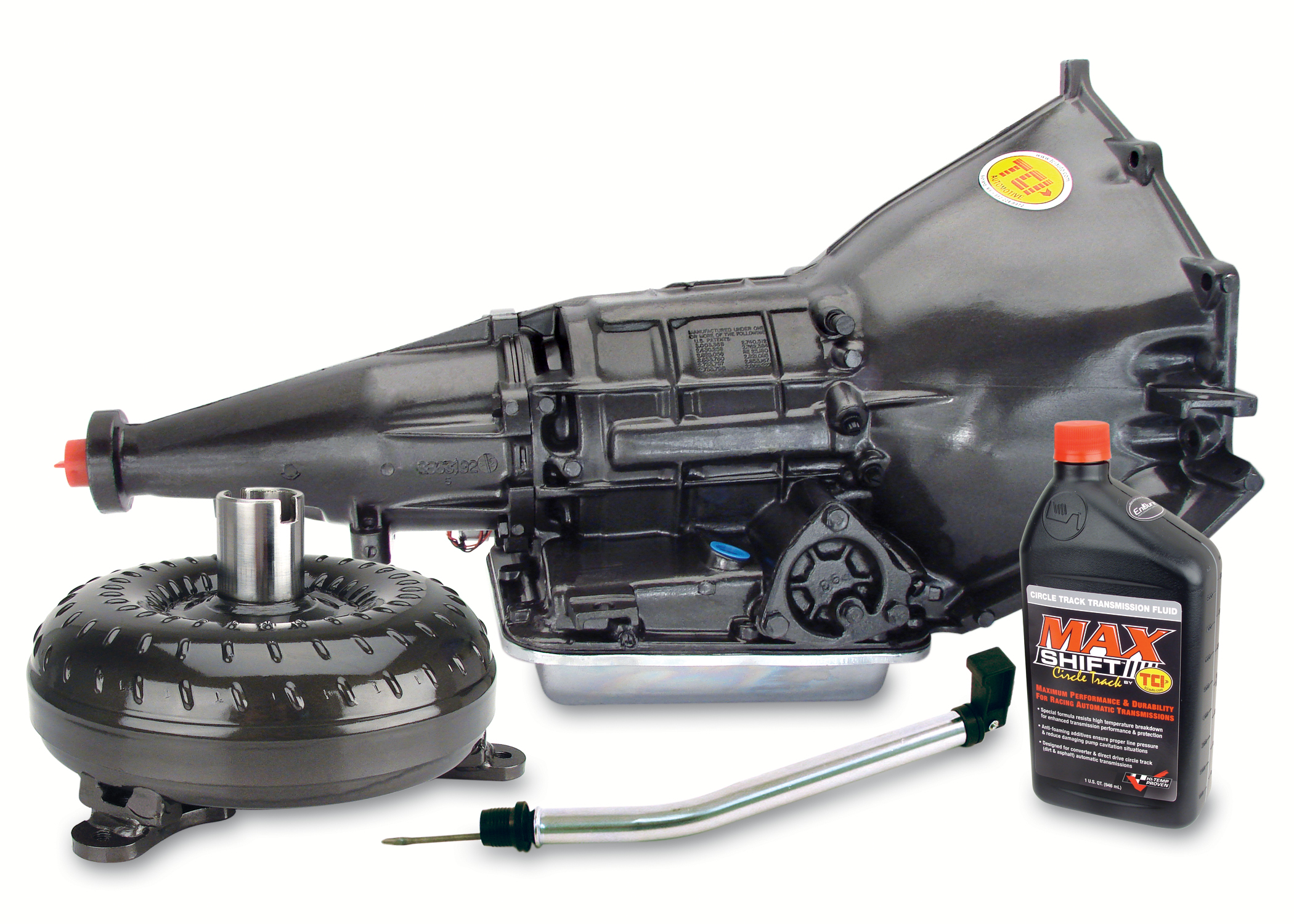 Circlematic Powerglide Transmission Package W/ Dummy Converter.