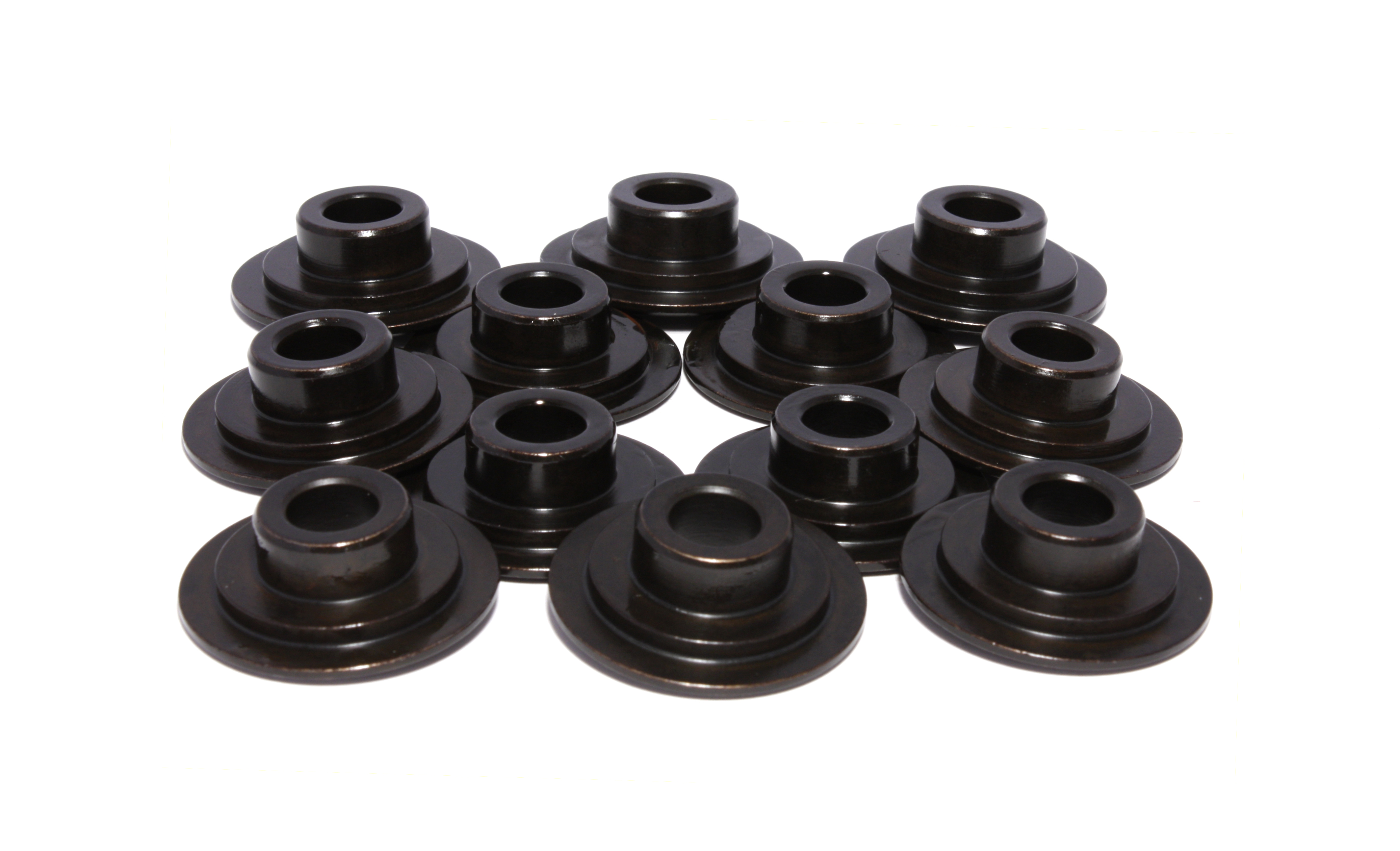 COMP Cams 743-12 7 Degree Steel Retainer Set Of 12 For 11/32\" Valve W/ 1.437\"-1.500\" Spring