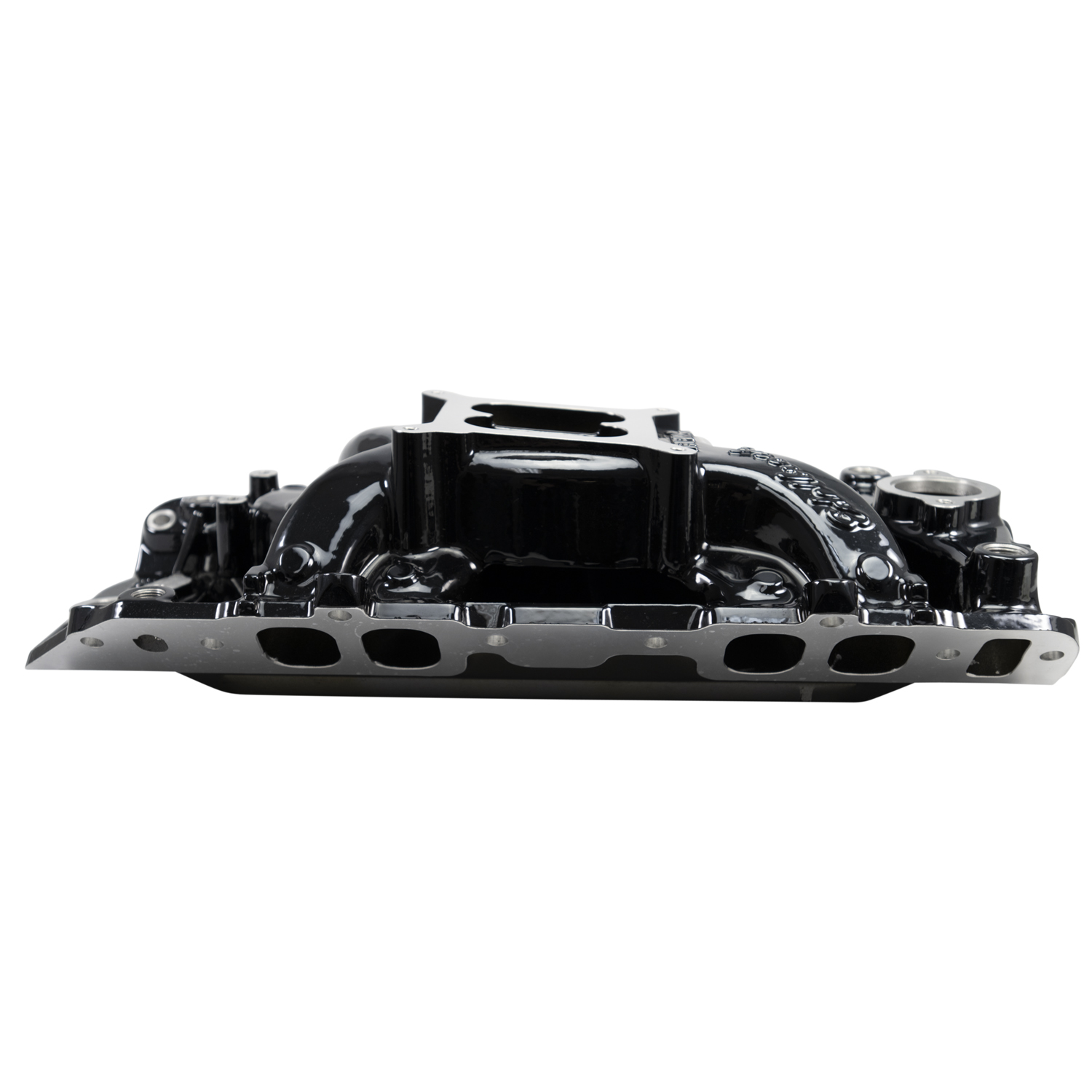 Edelbrock 7561-BP RPM Air-Gap Intake Manifold For Big-Block Chevy Oval Port, Black Plasma Finish