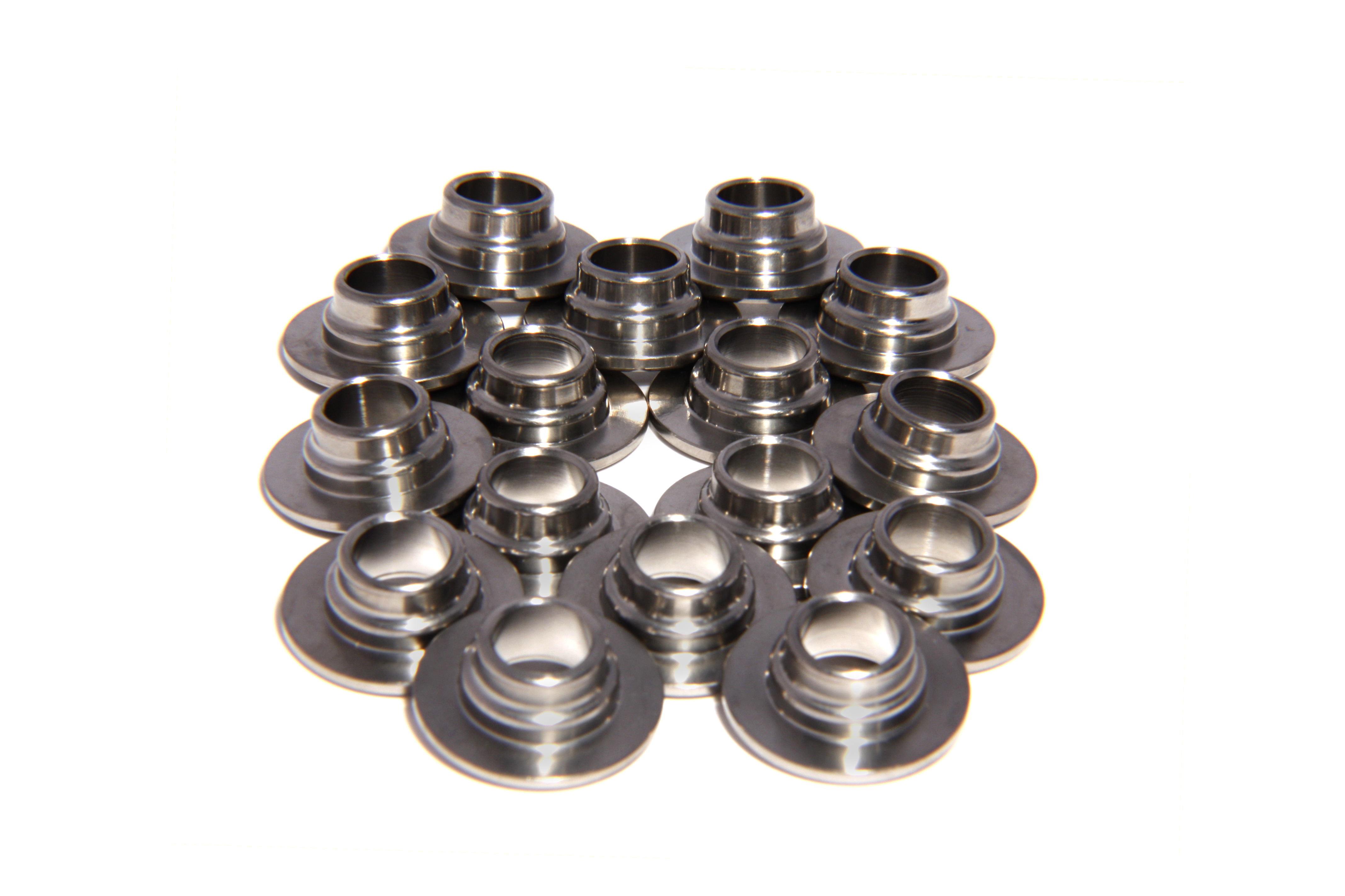 7 Degree Titanium Retainer Set 100 For Ford 4.6L 4V W/ 26123 Beehive Springs