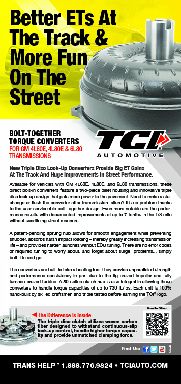 4L80E/6X 3000-3200 Stall Triple-Disc Bolt-Together Converter