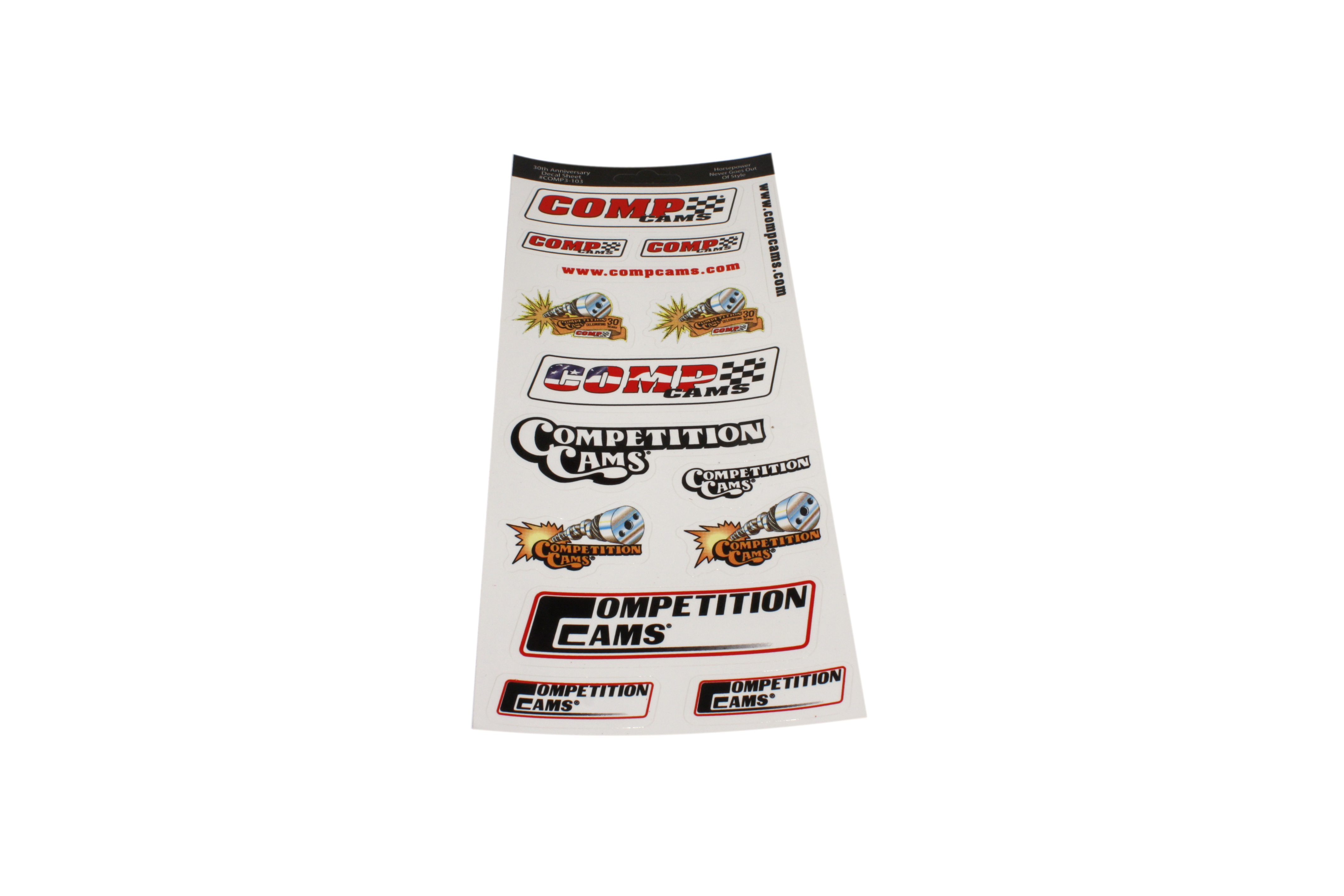 COMP Cams COMP3-103 COMP Multi-Logo Decal Card