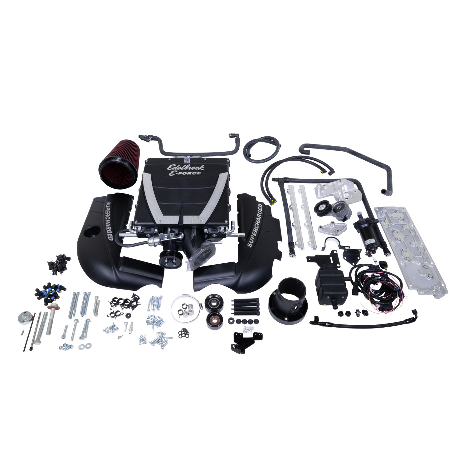 Edelbrock 15470 E-Force Universal Supercharger For LS2 W/ 1998-02 Camaro Belt Offset