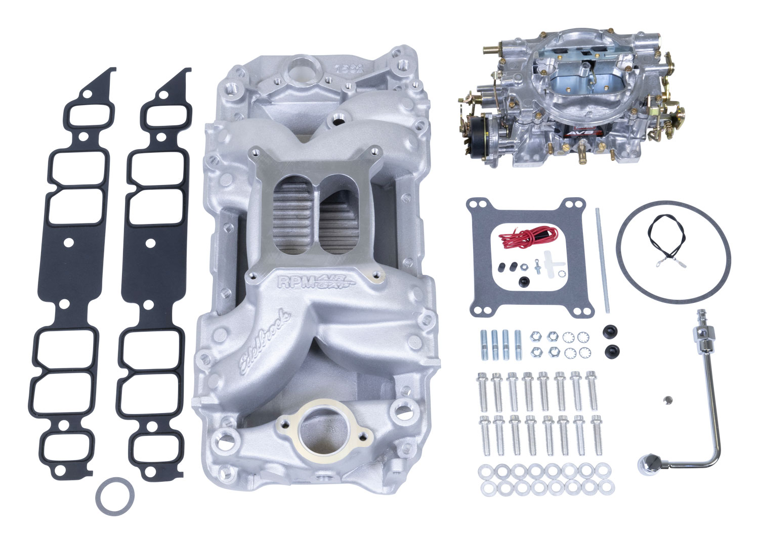 Edelbrock 2064 Manifold & Carb Kit