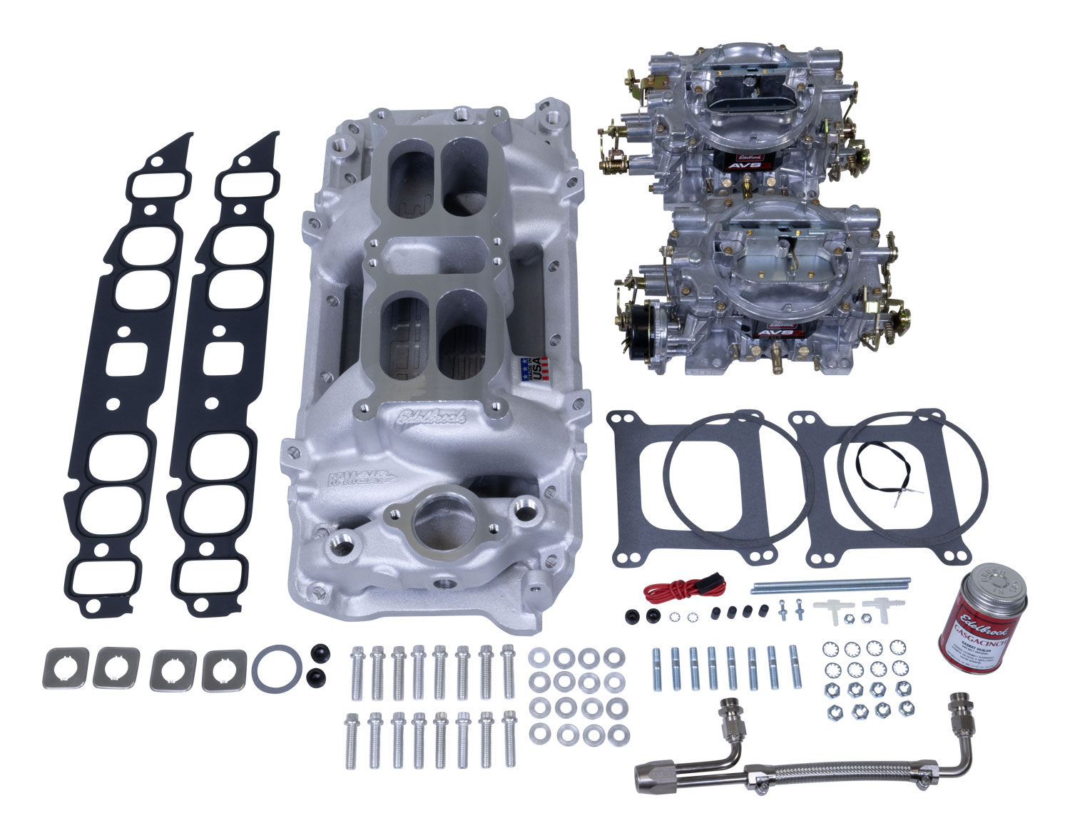 Edelbrock 2065 Manifold & Carb Kit
