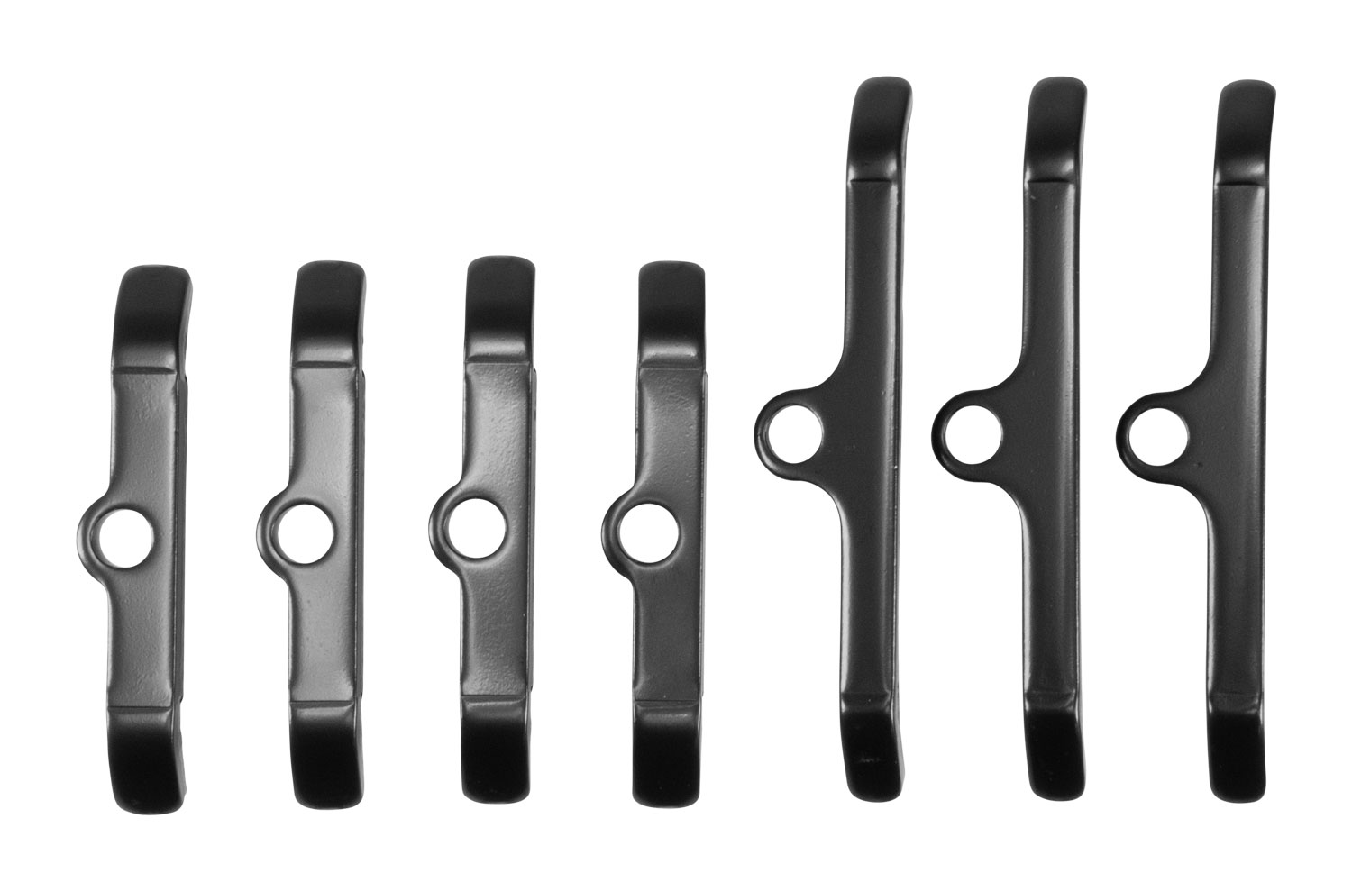 Edelbrock 44143 Hold-Down Tab Kit For Big-Block Chevy In Black Finish (Qty 7)