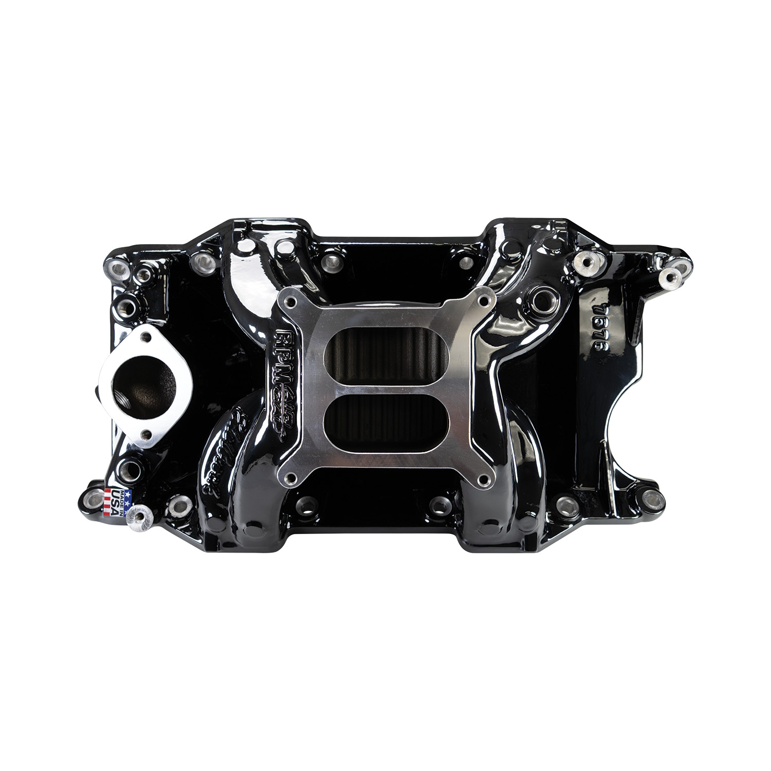 Edelbrock 7576-BP RPM Air-Gap Small Block Chrysler Intake Manifold - Black Plasma