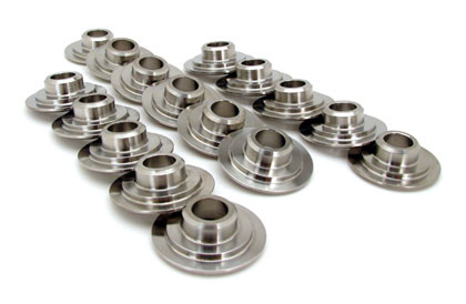7 Degree Titanium Retainer Set Of 16 For 7245 Dual Conical Spring