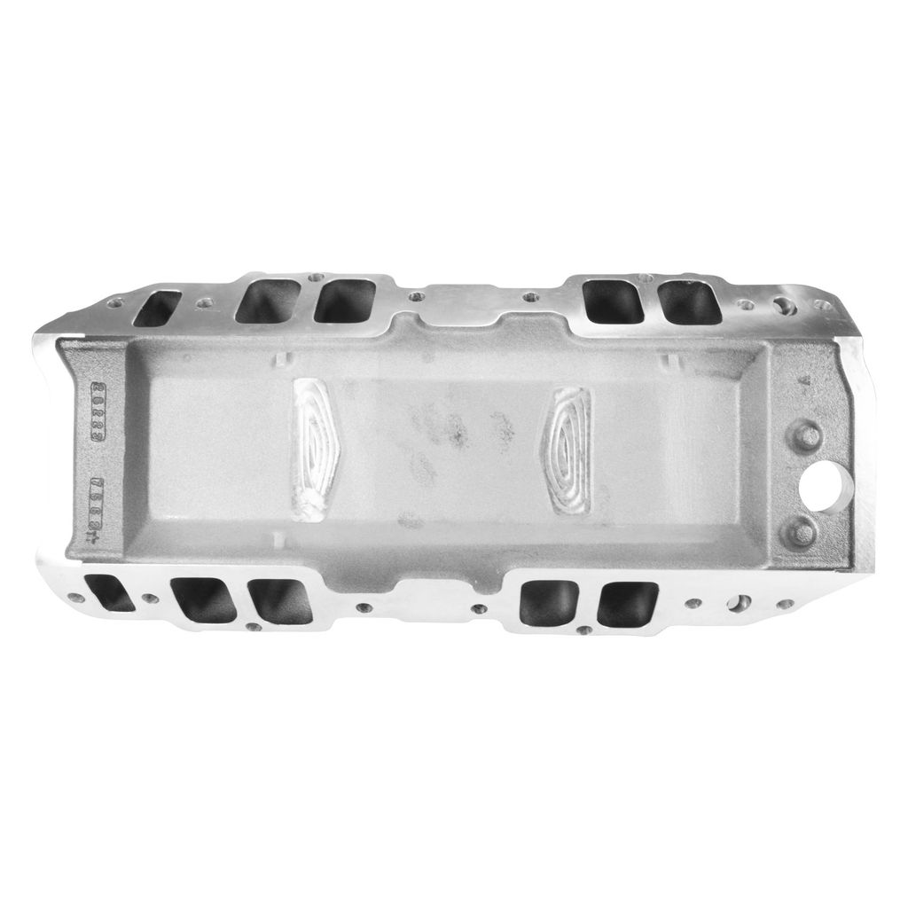 Edelbrock 7562-BP RPM Air-Gap Big Block Chevy 2-R Intake Manifold, Black Plasma Finish