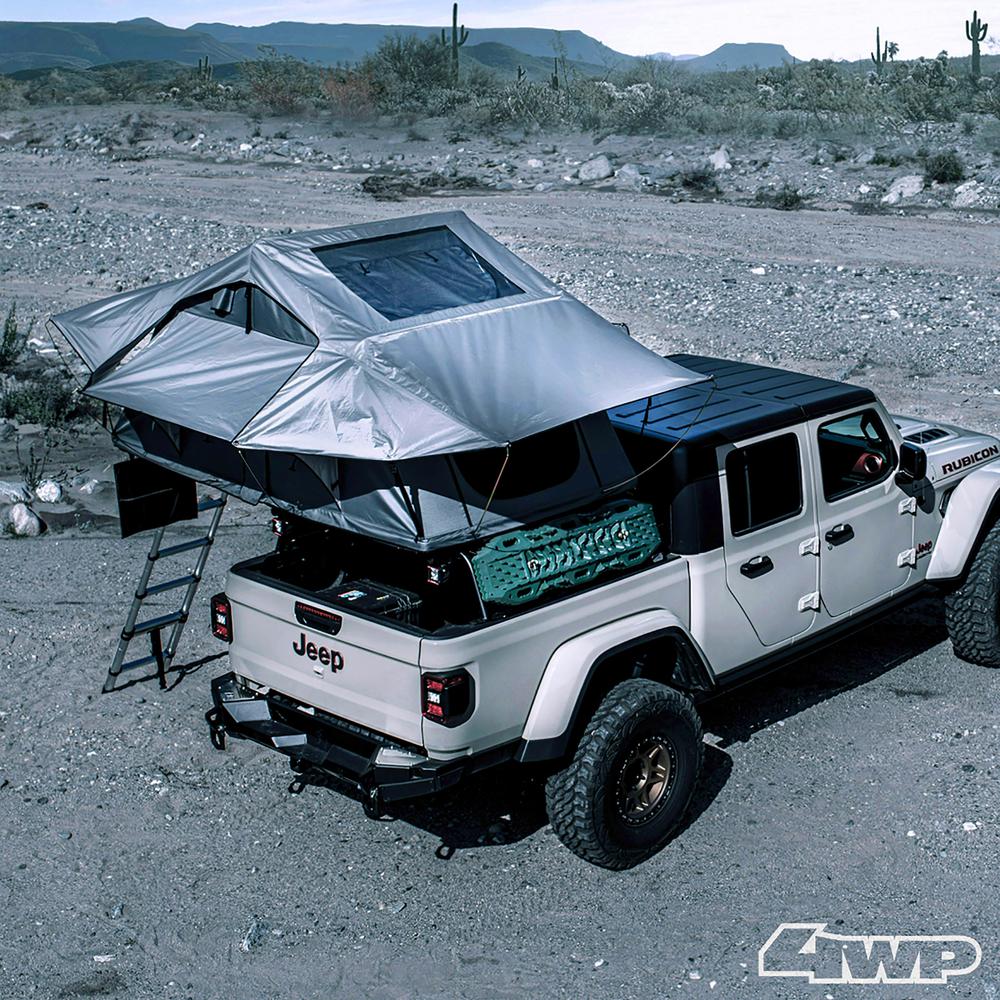 Smittybilt 2583 - Overlander Roof Top Tents, Gray, Polyester