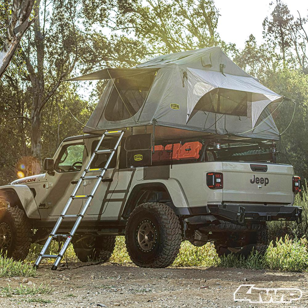 Smittybilt 2583 - Overlander Roof Top Tents, Gray, Polyester